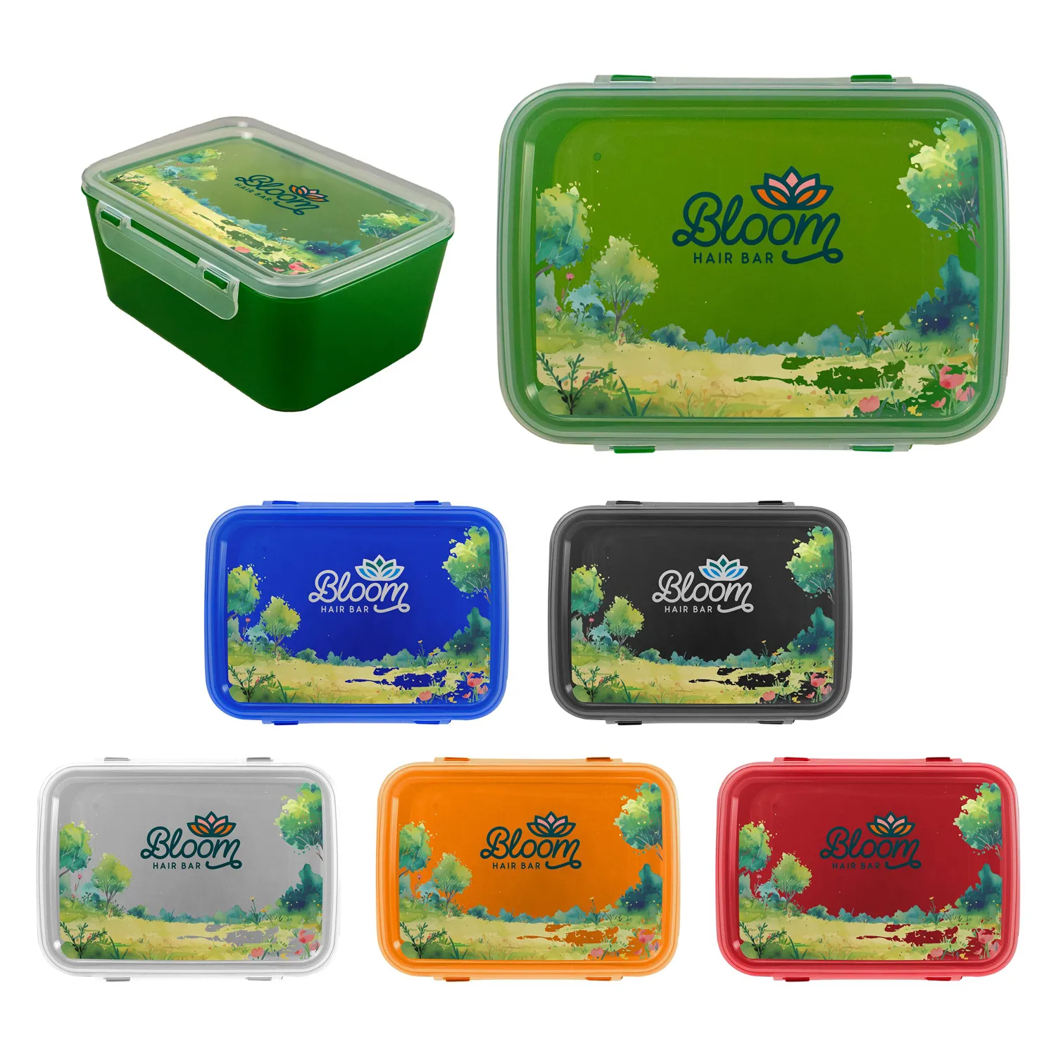 Full Color Snap Lunch Container