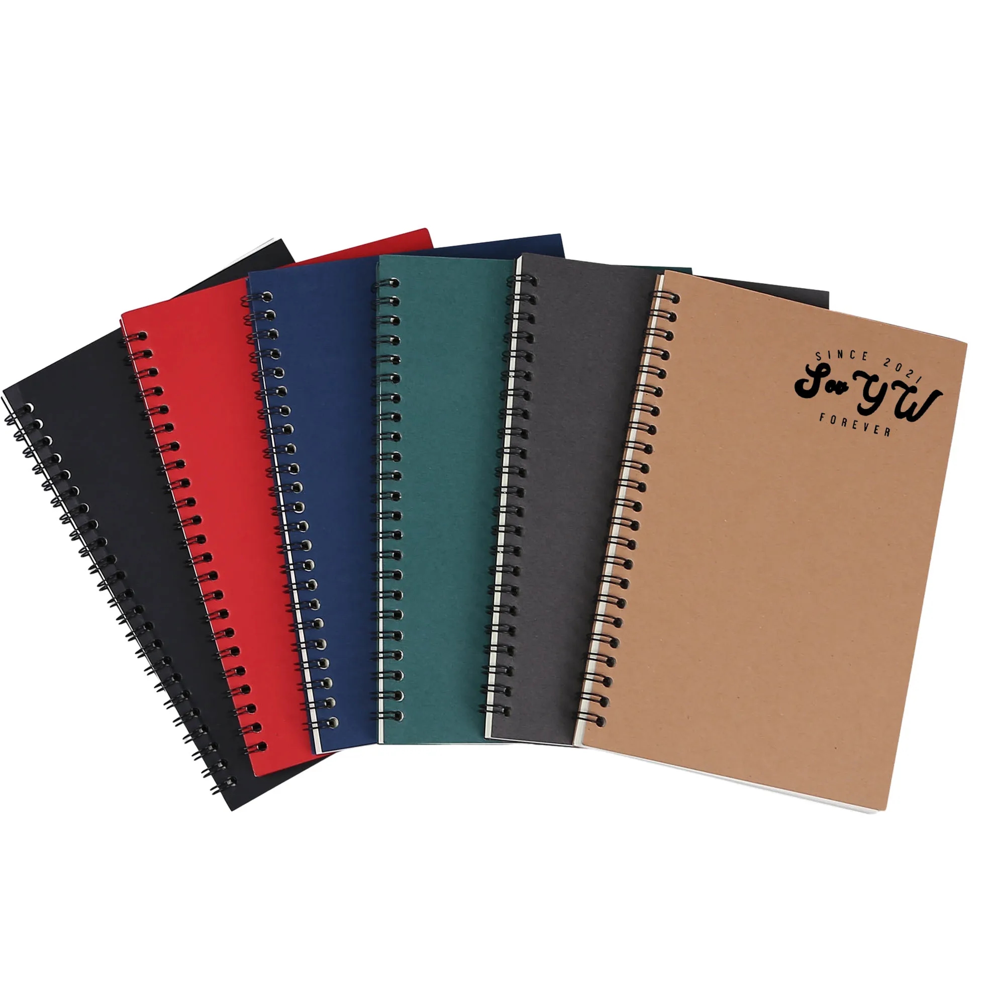 A5 Kraft Paper Spiral Coil Notebook 3