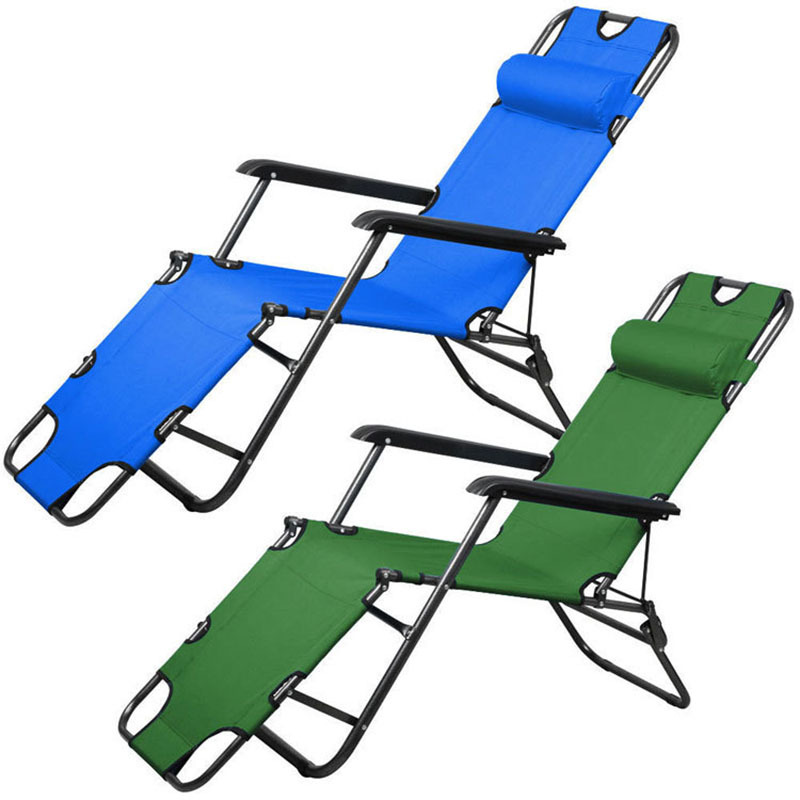Folding Beach Chair Bed, Deck Chair, Sun Loungers
