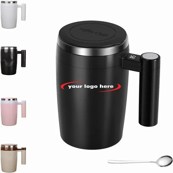 Automatic Stirring Coffee Mug for Commutes, Fitness and Travel