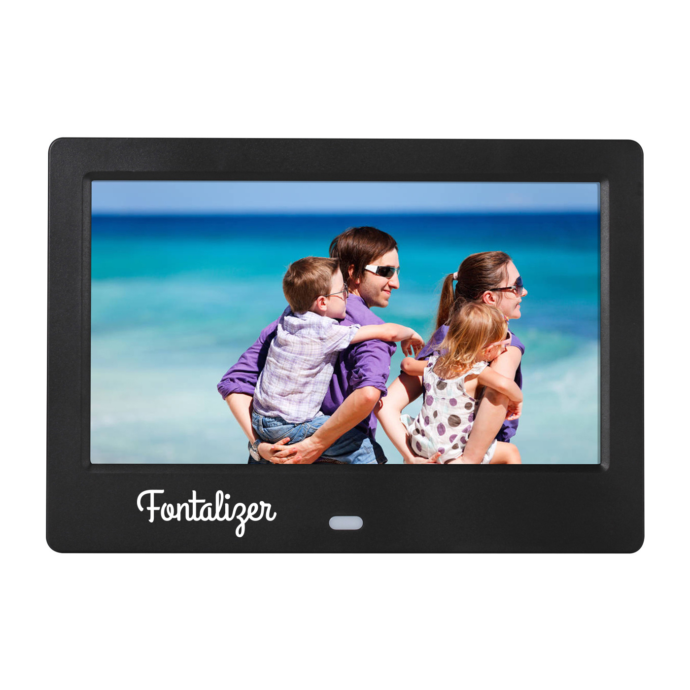 7" LCD Digital Photo Frame W/Glossy Finish 17