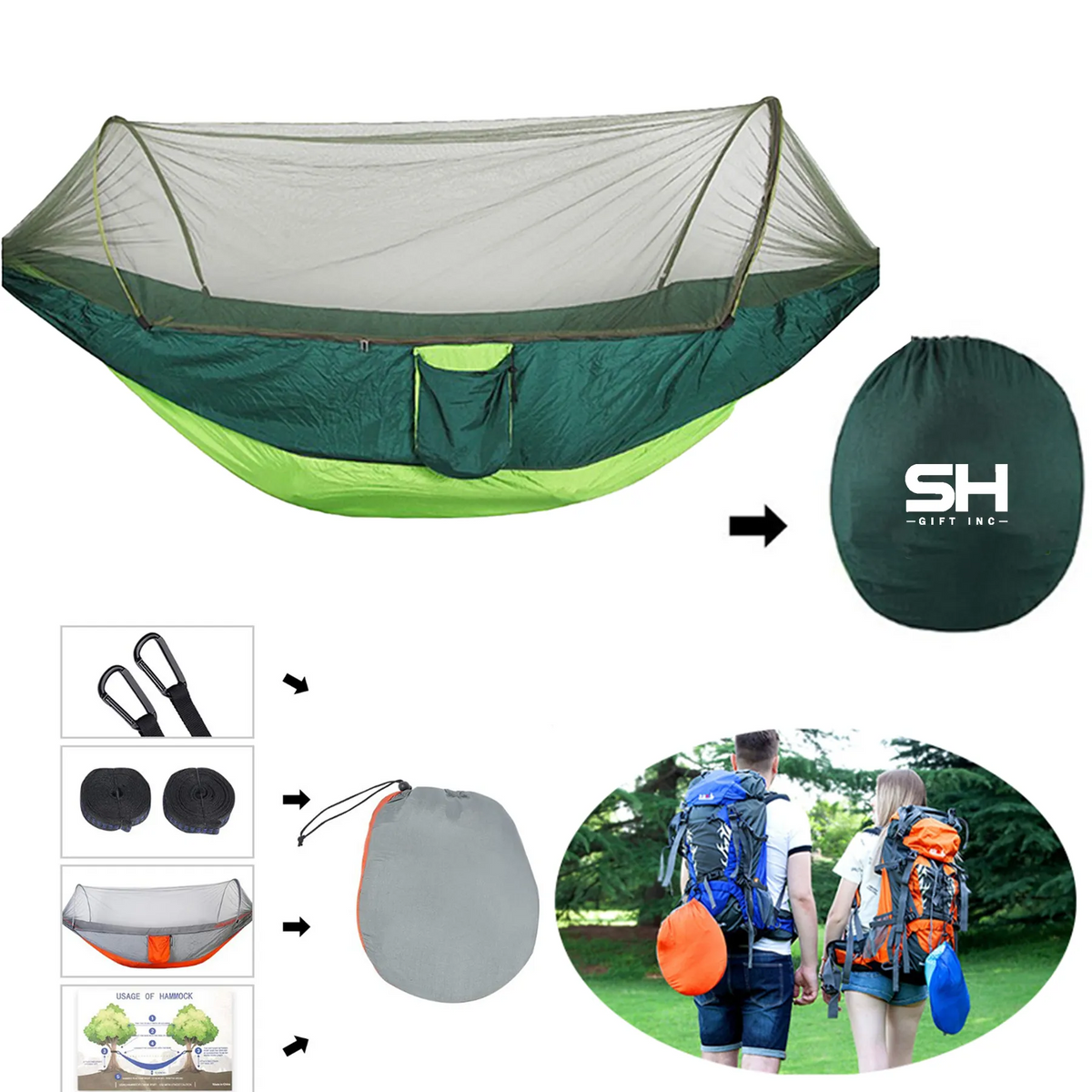 Portable Camping Hammock