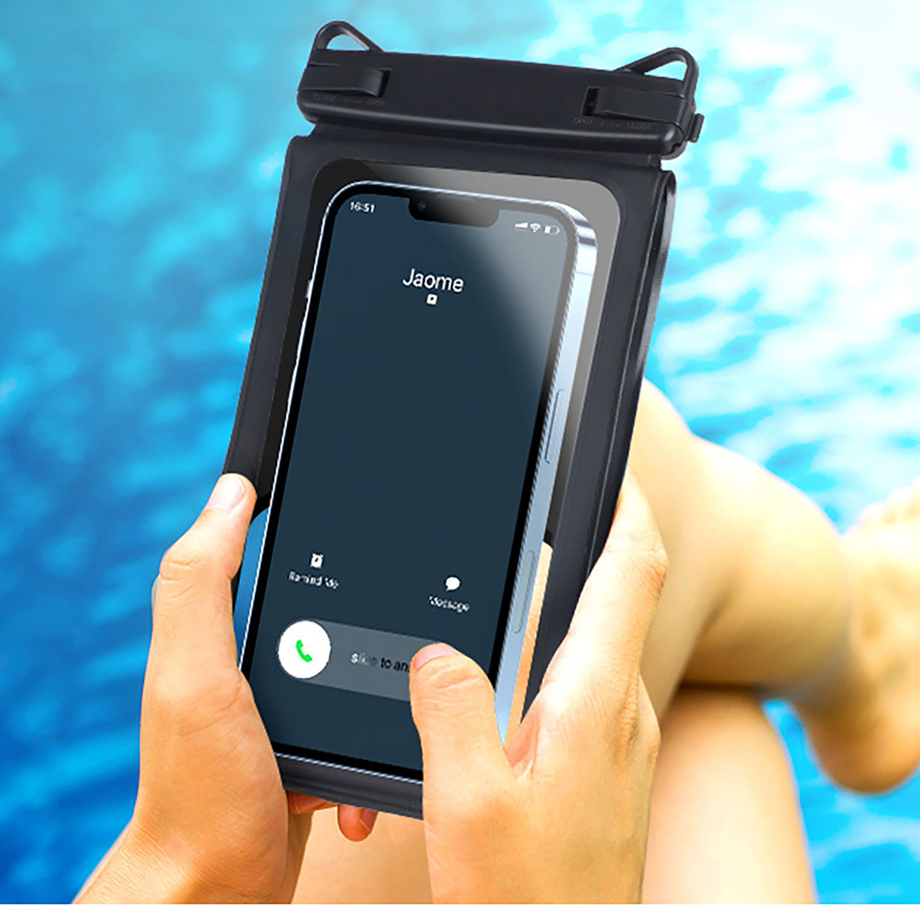 Double Waterproof Phone Pouch with Lanyard 6