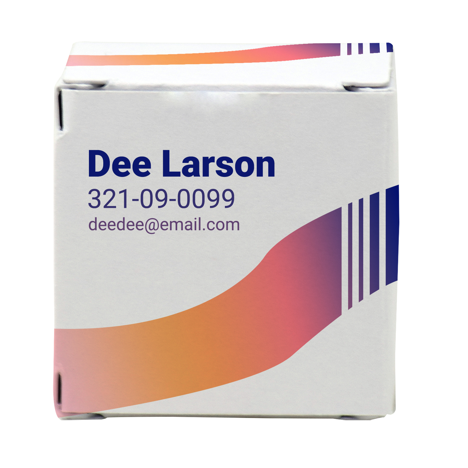 Golf Ball Custom Packaging One Ball Box 15