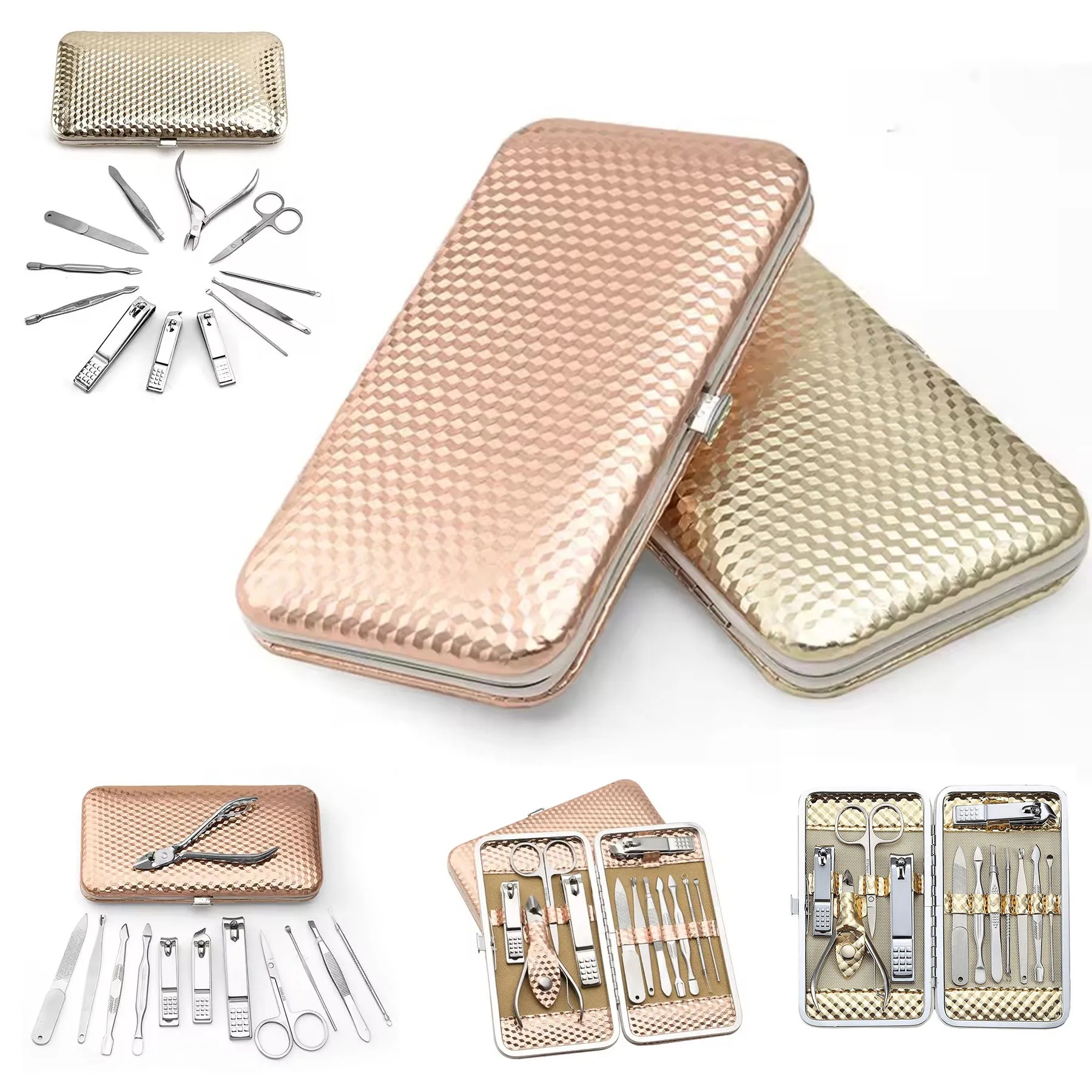 Stainless Steel Nail Scissors Kit 12 Pieces 24