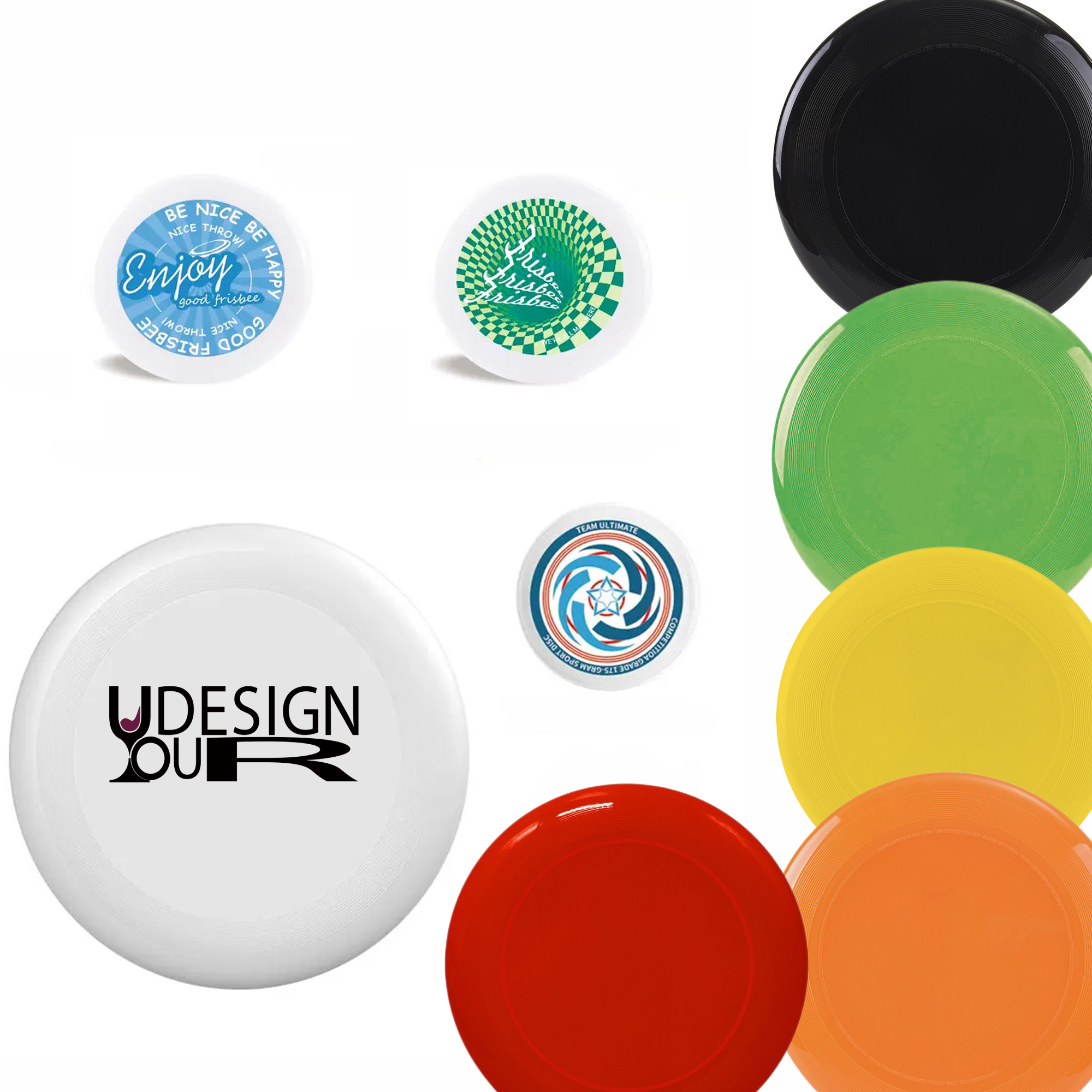 Adult Outdoor Sports PE Flying Disc MOQ 10pcs 3