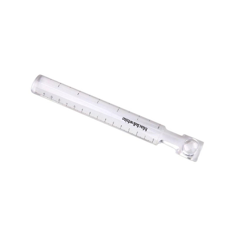 Acrylic Clear Ruler with Magnifier – 6" / 15cm Dual Measurement 7