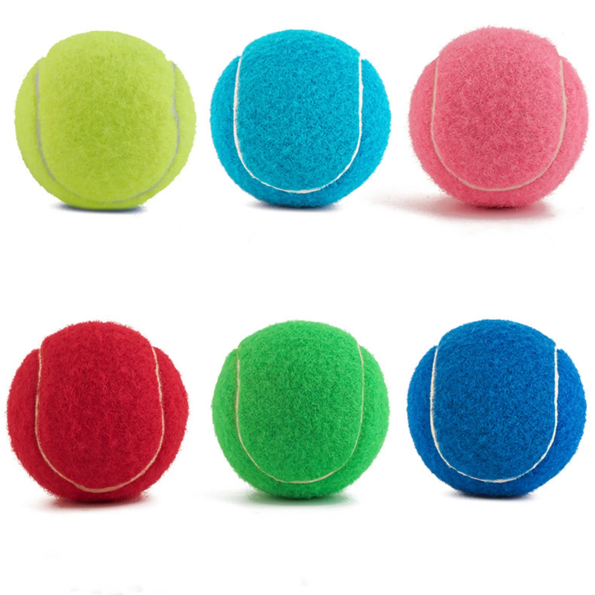Custom Rubber Pet Tennis Balls Interactive Dog Toy 7