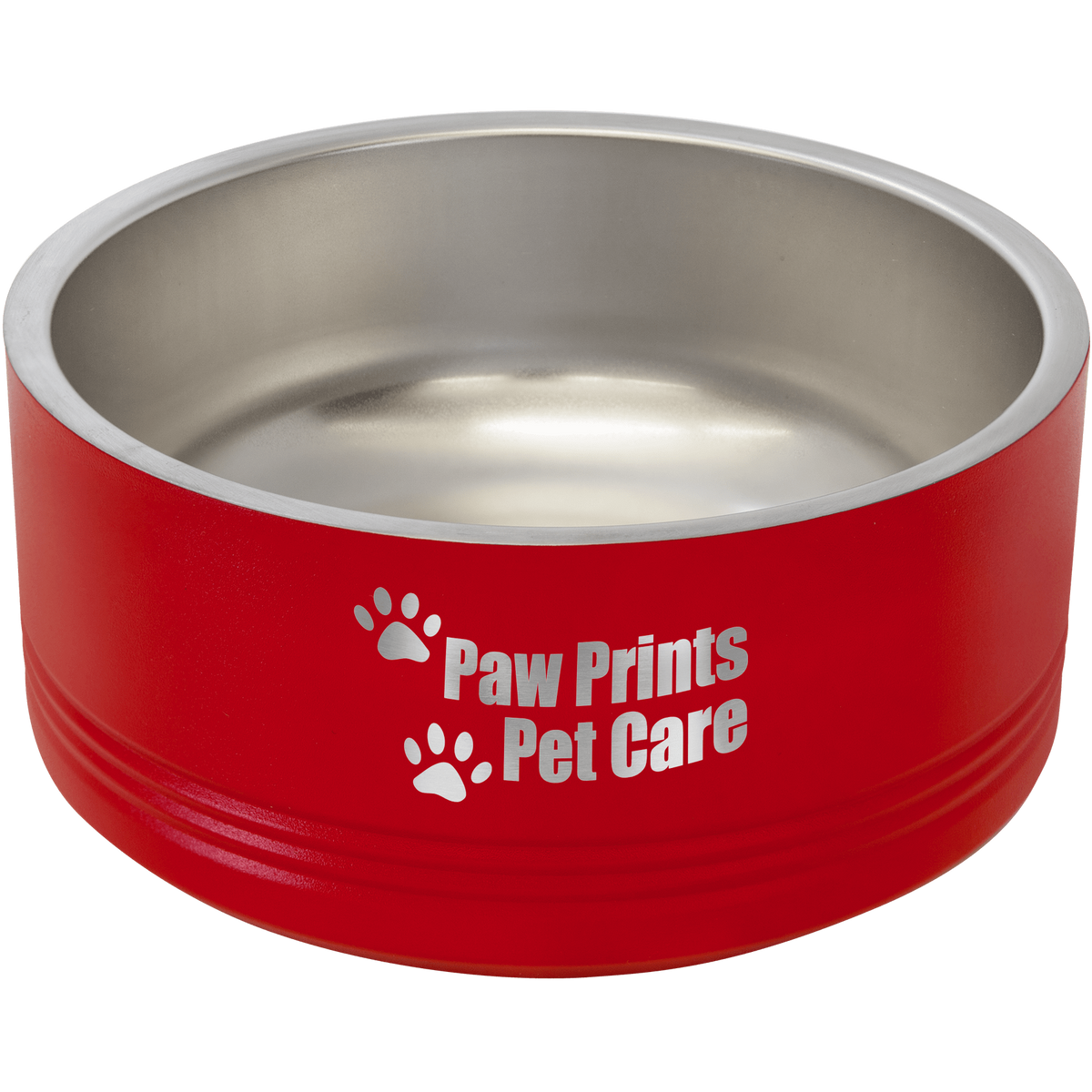 Polar Camel 32 oz. Medium Red Pet Bowl 3