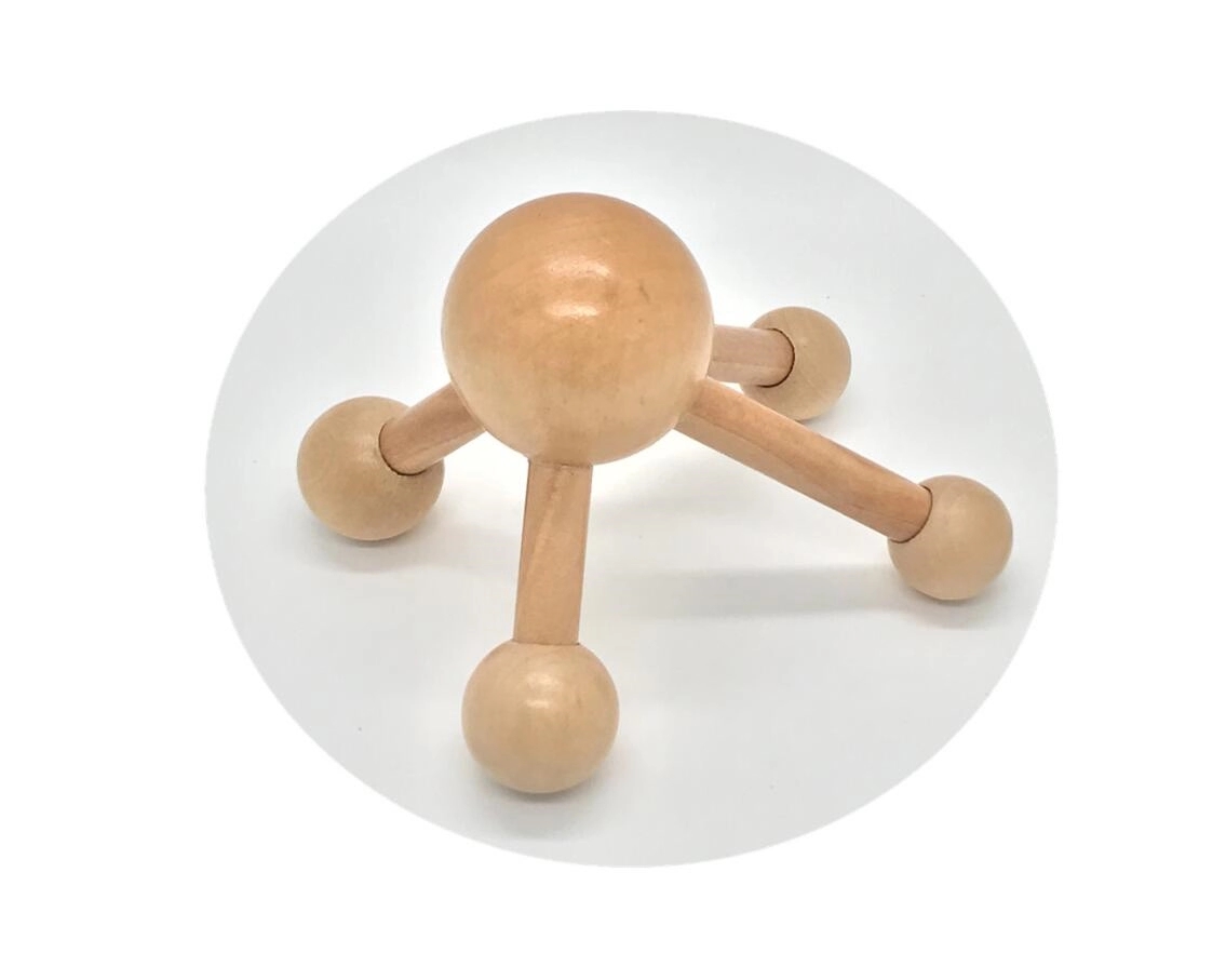 Wooden Head Massager