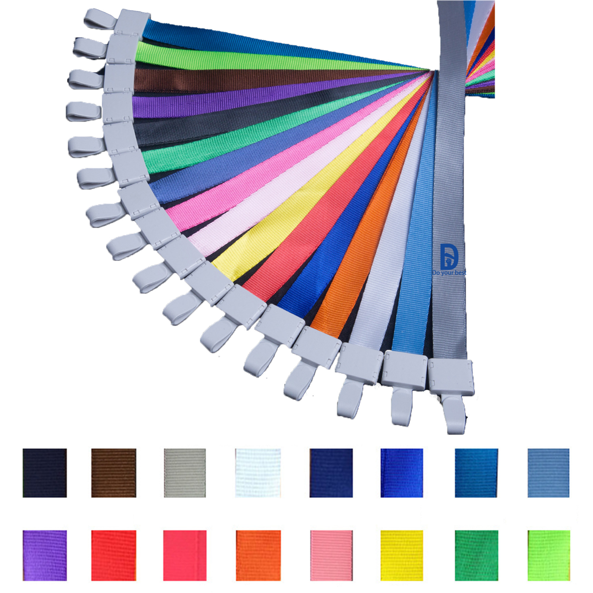 MOQ 50 Customizable Name Tag Lanyard 3