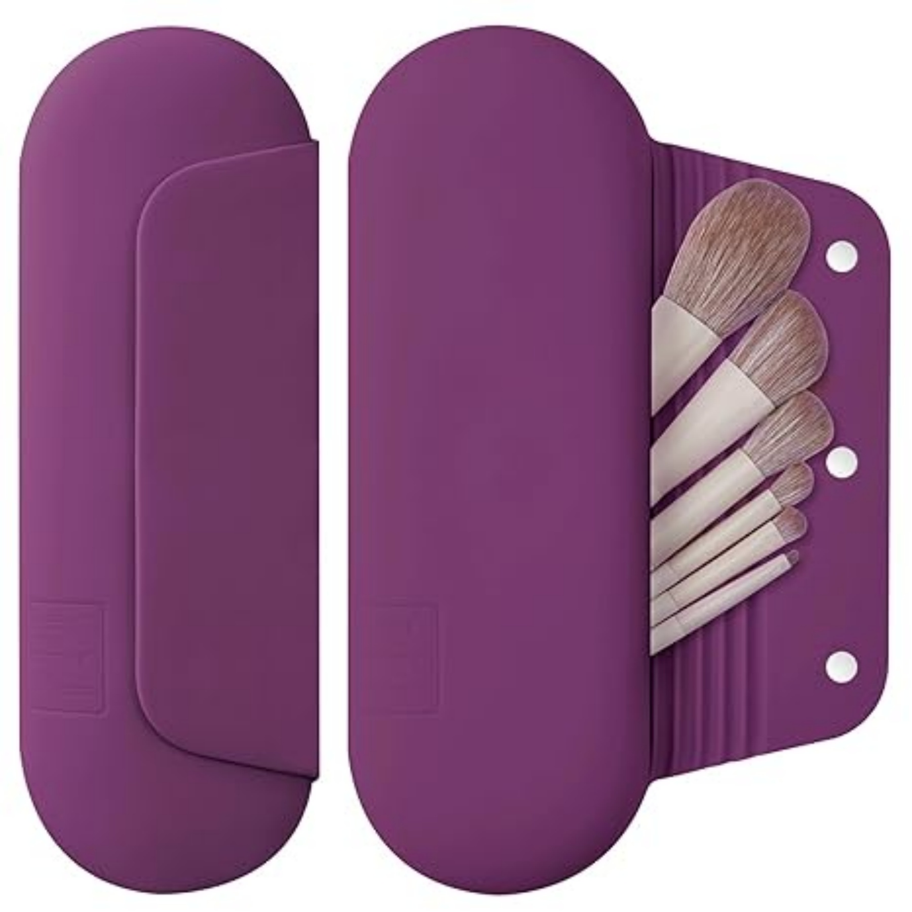 Silicone Magnetic Cosmetic Brush Bag 28