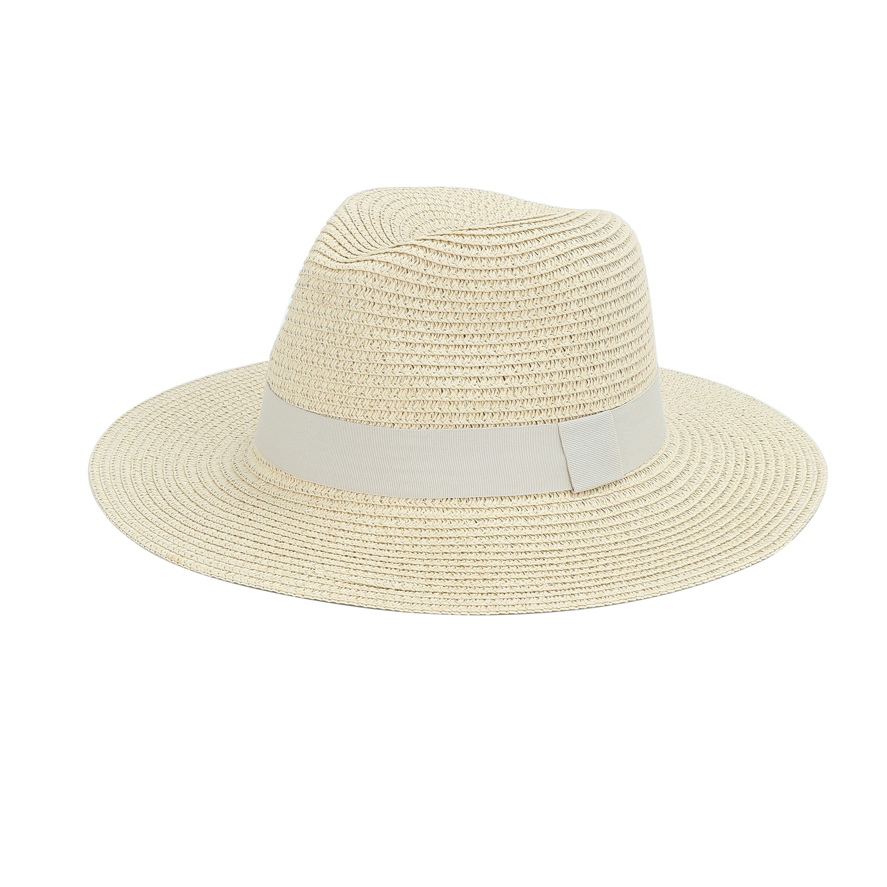 Custom Unisex Travel Straw Panama Hat Summer Wide Brim Straw Hat 9