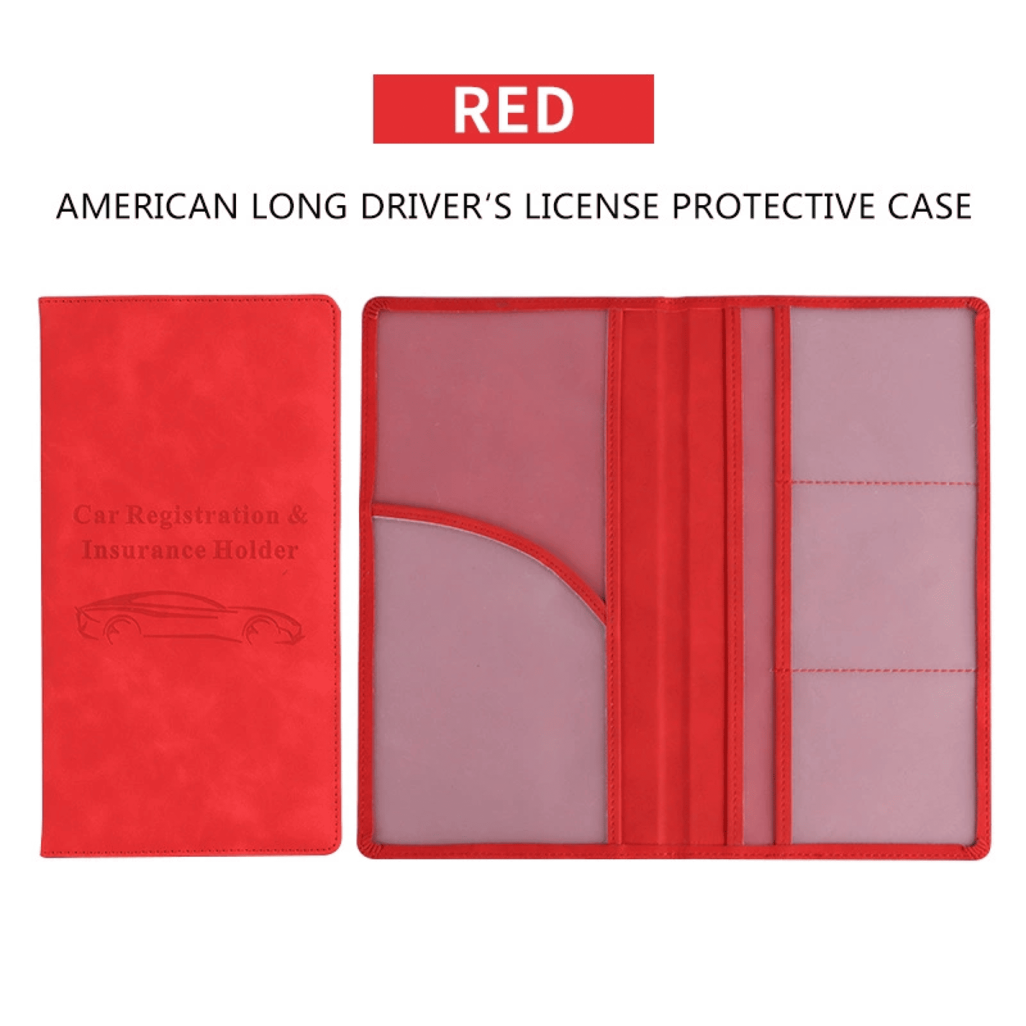 Multi-Function Magnetic Closure Driver's License Holder 19