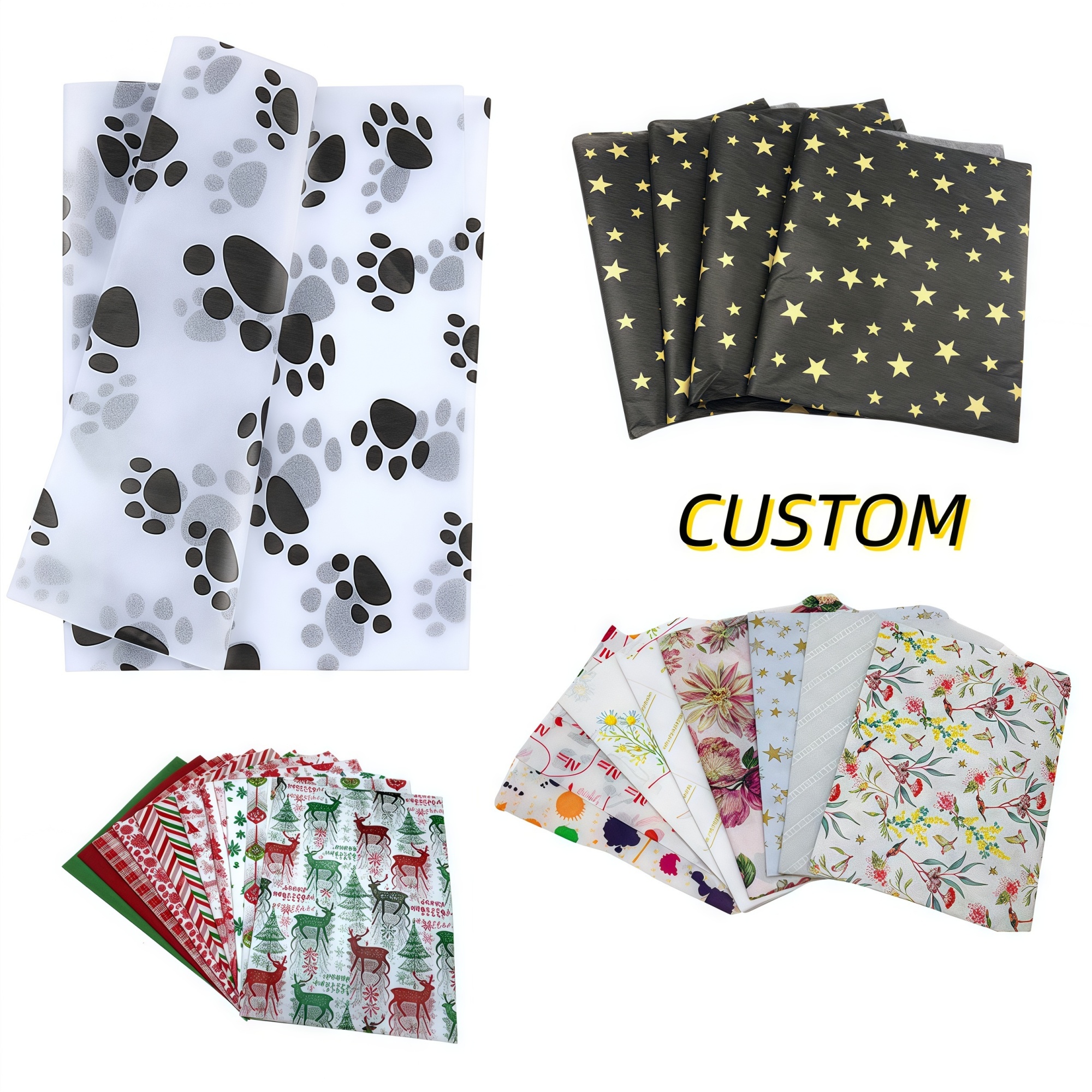 Custom Printed Tissue Paper for Gift Wrapping