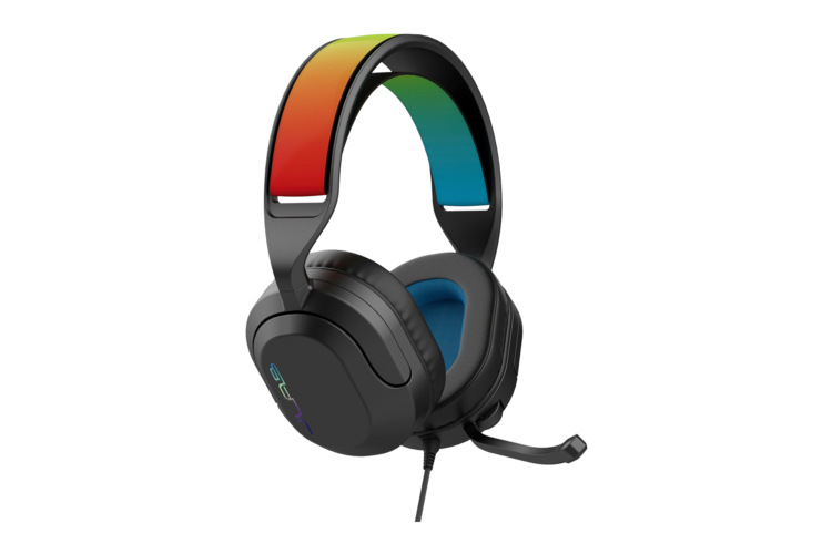 JLab Nightfall Wired Gaming Headset - Black 3