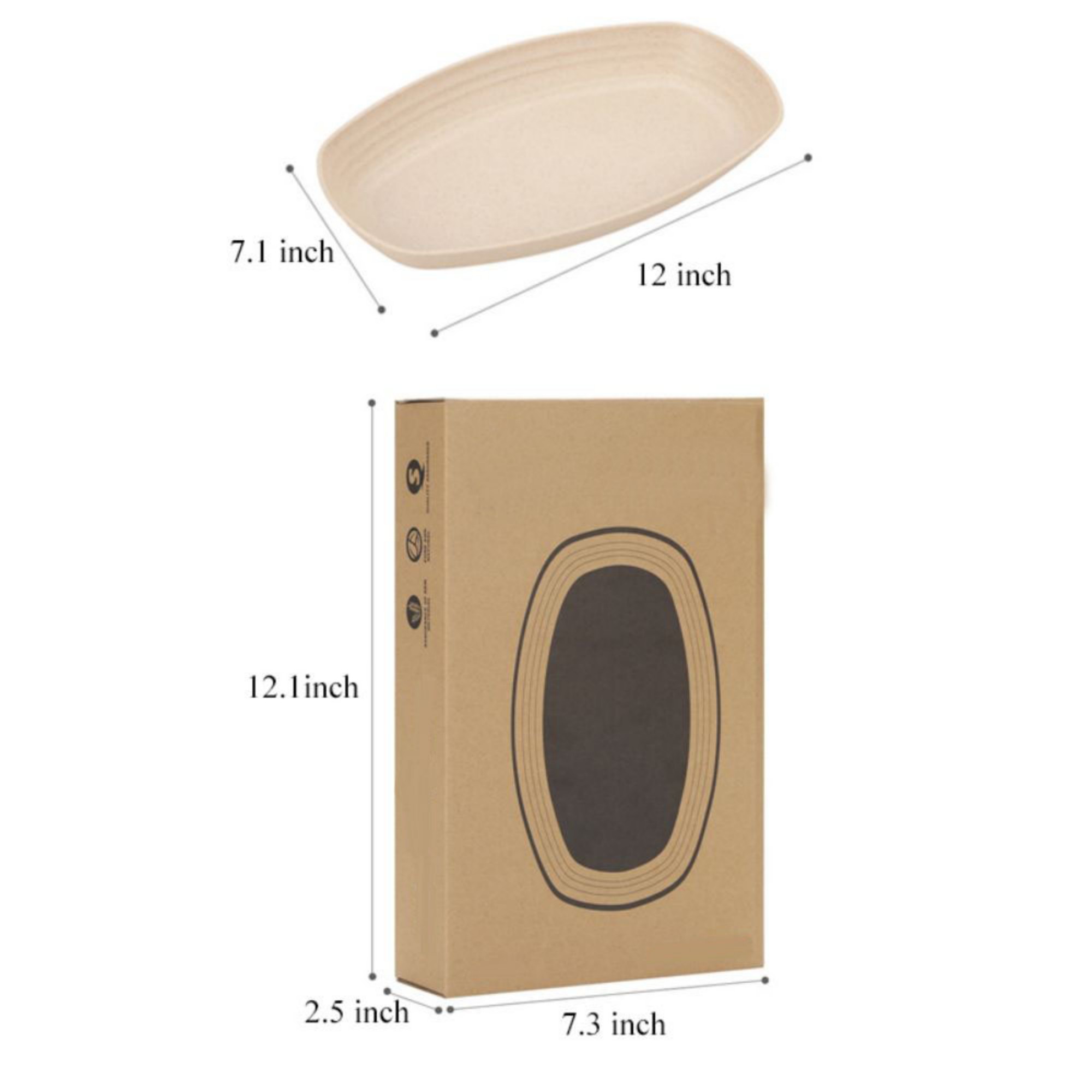 4-Piece 12" Microwave Safe Dinner Plates 6