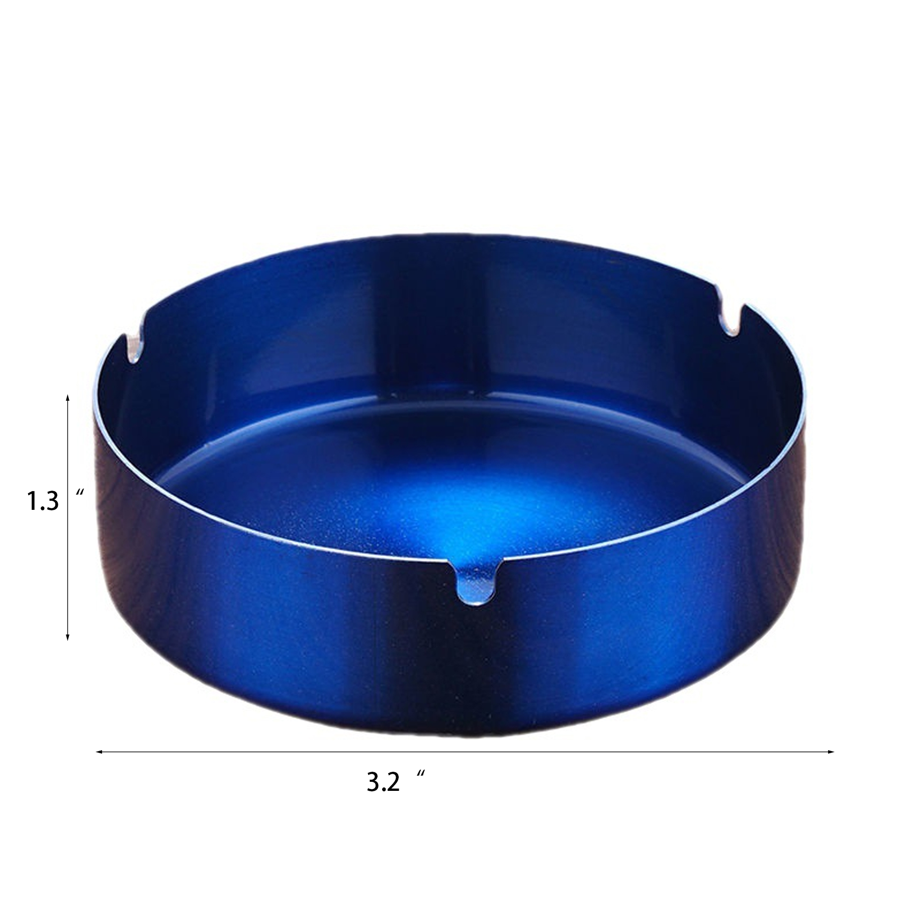 Round Stainless Steel Ashtray 6