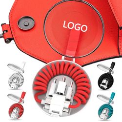 Round Spring Charger Cable