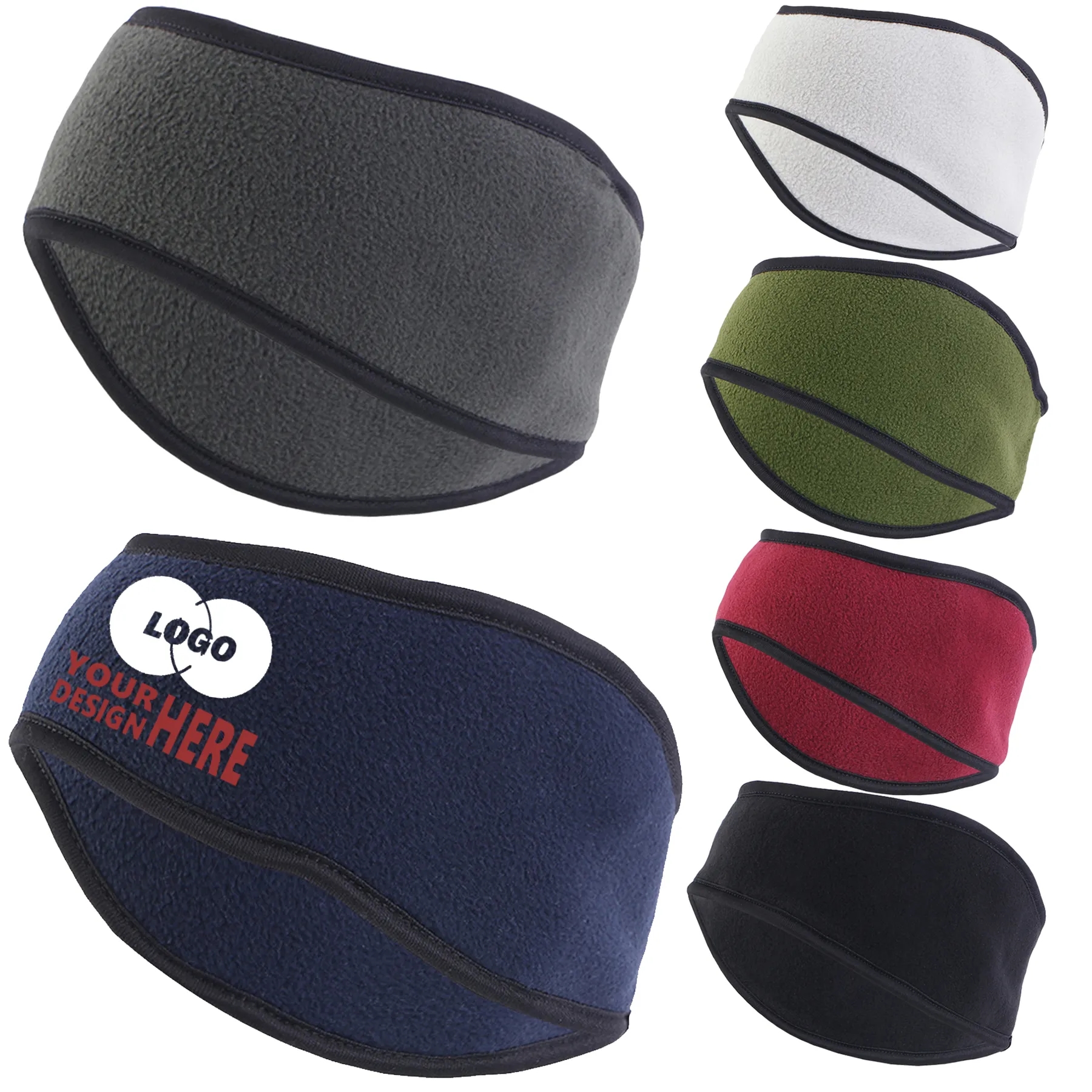 Winter Fleece Ear Warmer Muff Headband 14