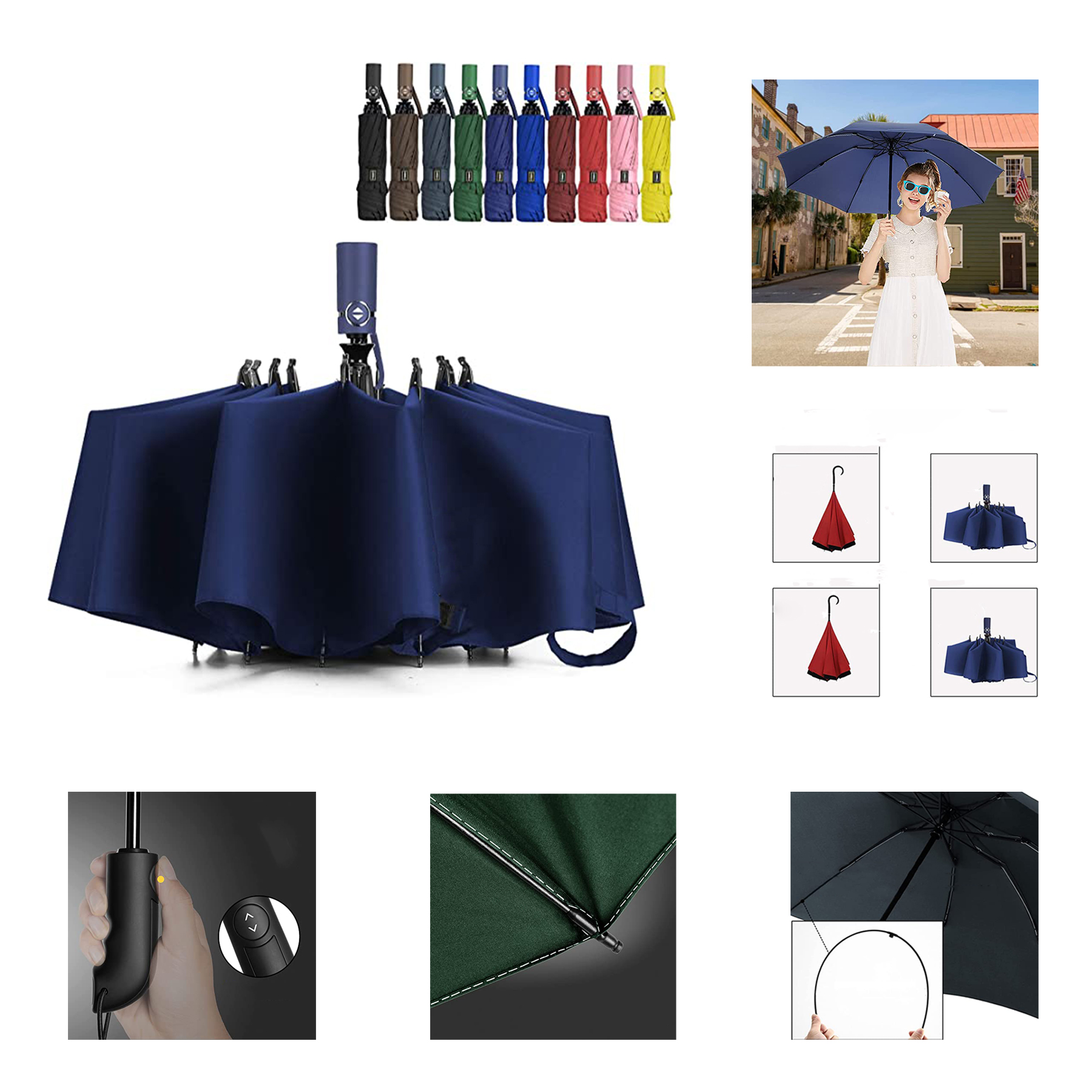 Windproof Folding Umbrella 4