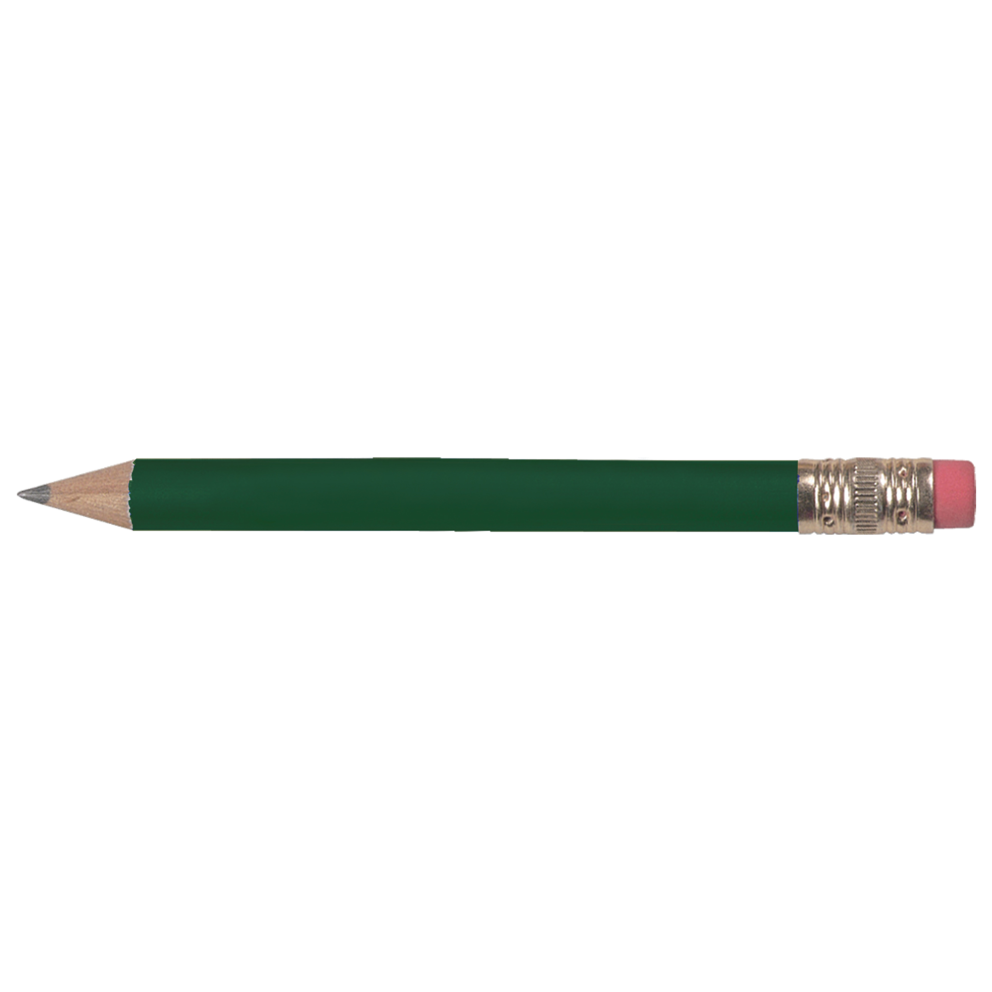 Round Golf Pencil w/Eraser 10