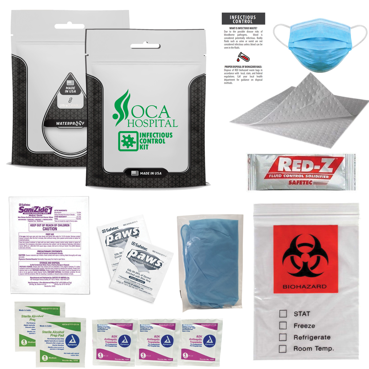 Infectious Control Kit 1.0 ICK30 Safety Made
