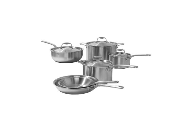 Made In 10-Piece Stainless Clad Cookware Set 4