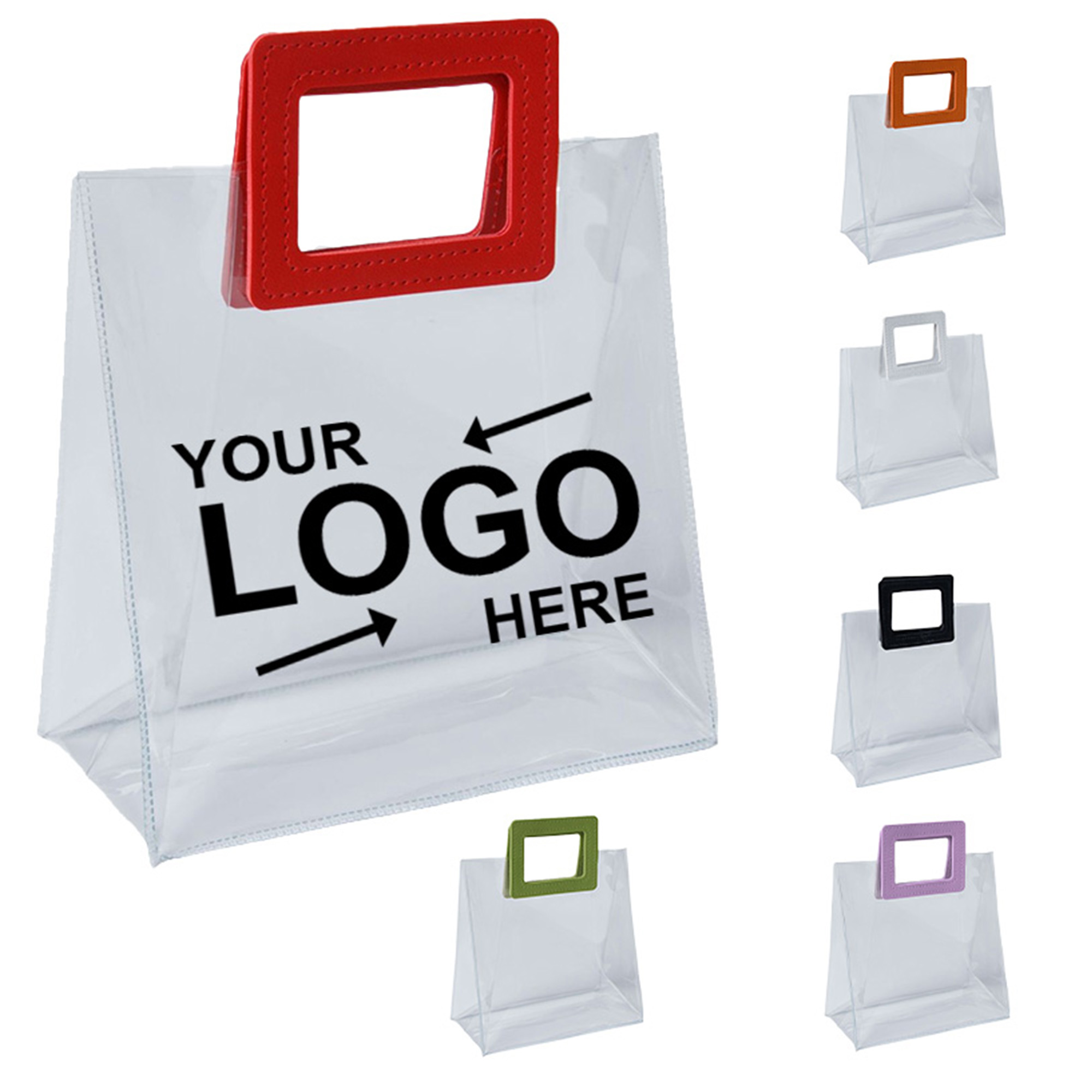 Big Size Clear PVC Gift Tote Bag