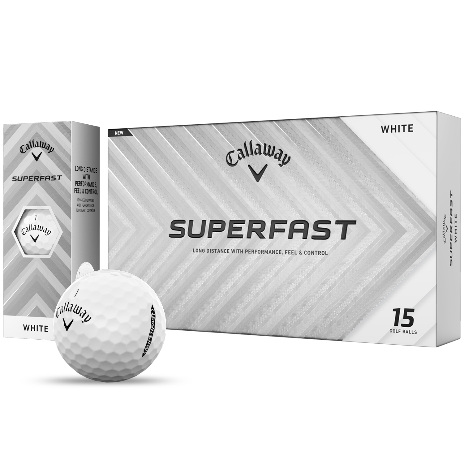 Callaway SuperFast Golf Balls 15-Ball Pack 12
