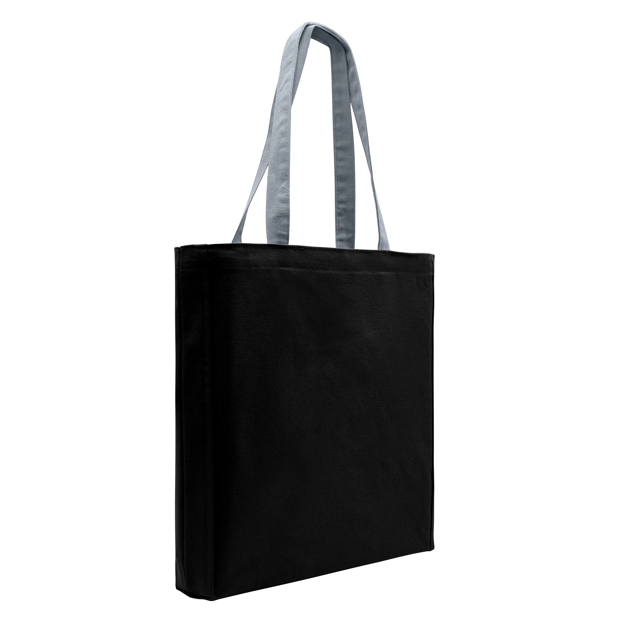 Union/USA Made Long Handle Zip Top Dyed Gusset Tote