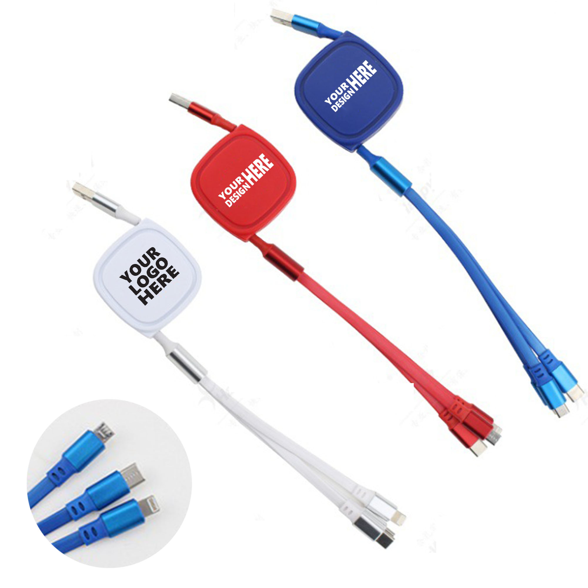 "3-in-1 Retractable Charging Cable "