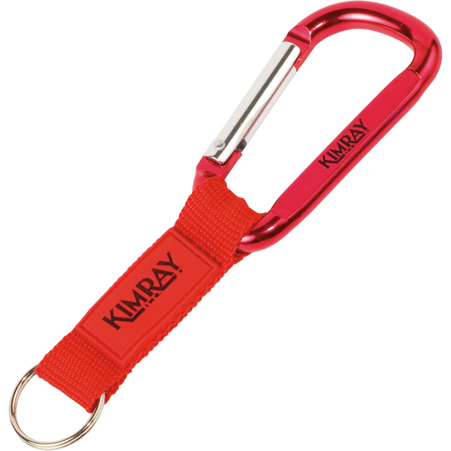 Key Tag Carabiner with Strap and Raised Rubber Patch 6