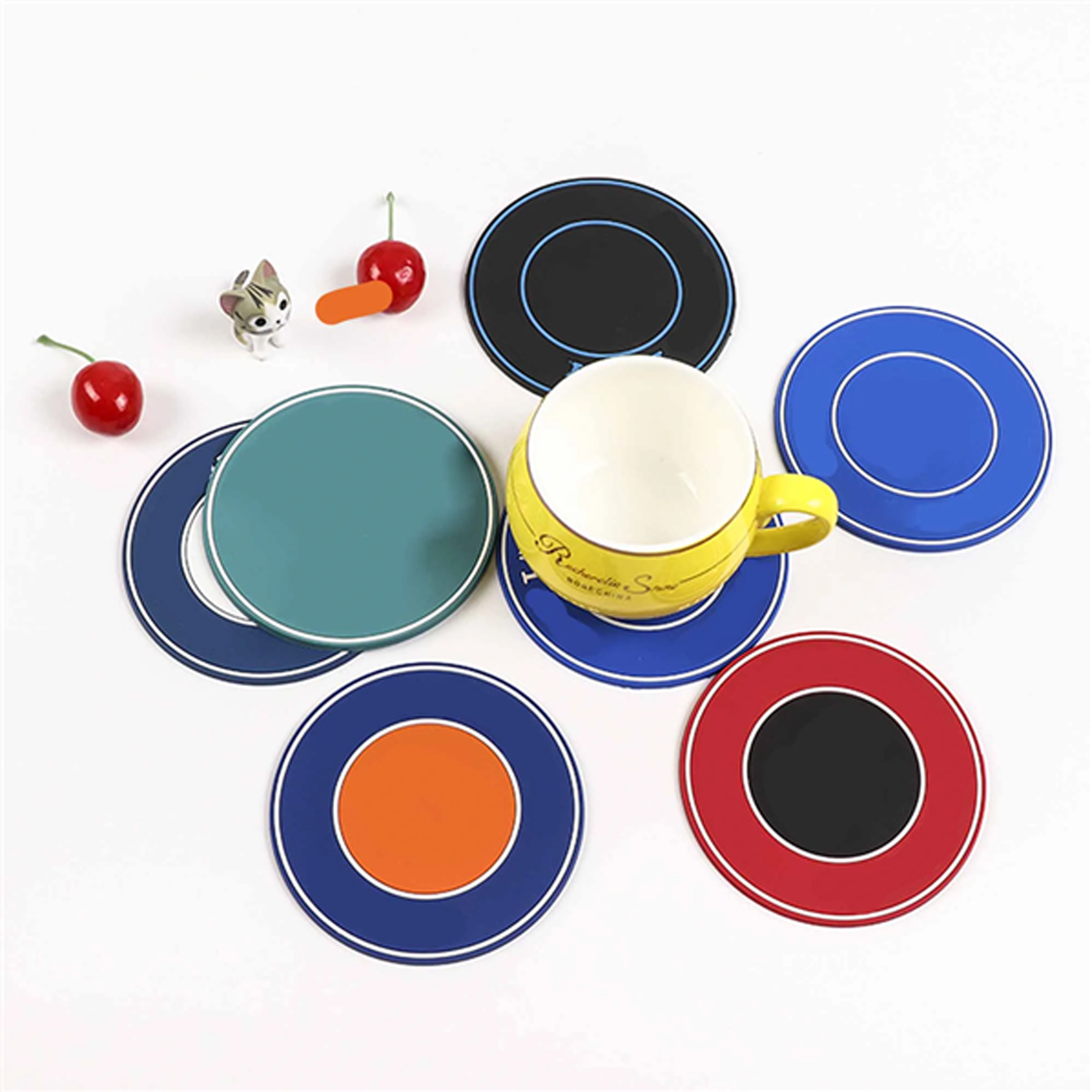 Pvc Round Coasters 50MOQ