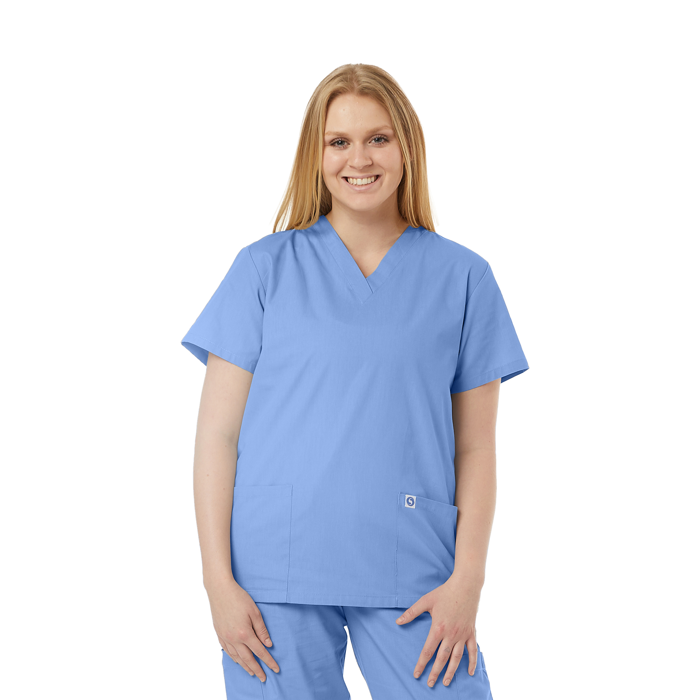 Unisex V-Neck Scrub Tunic 24