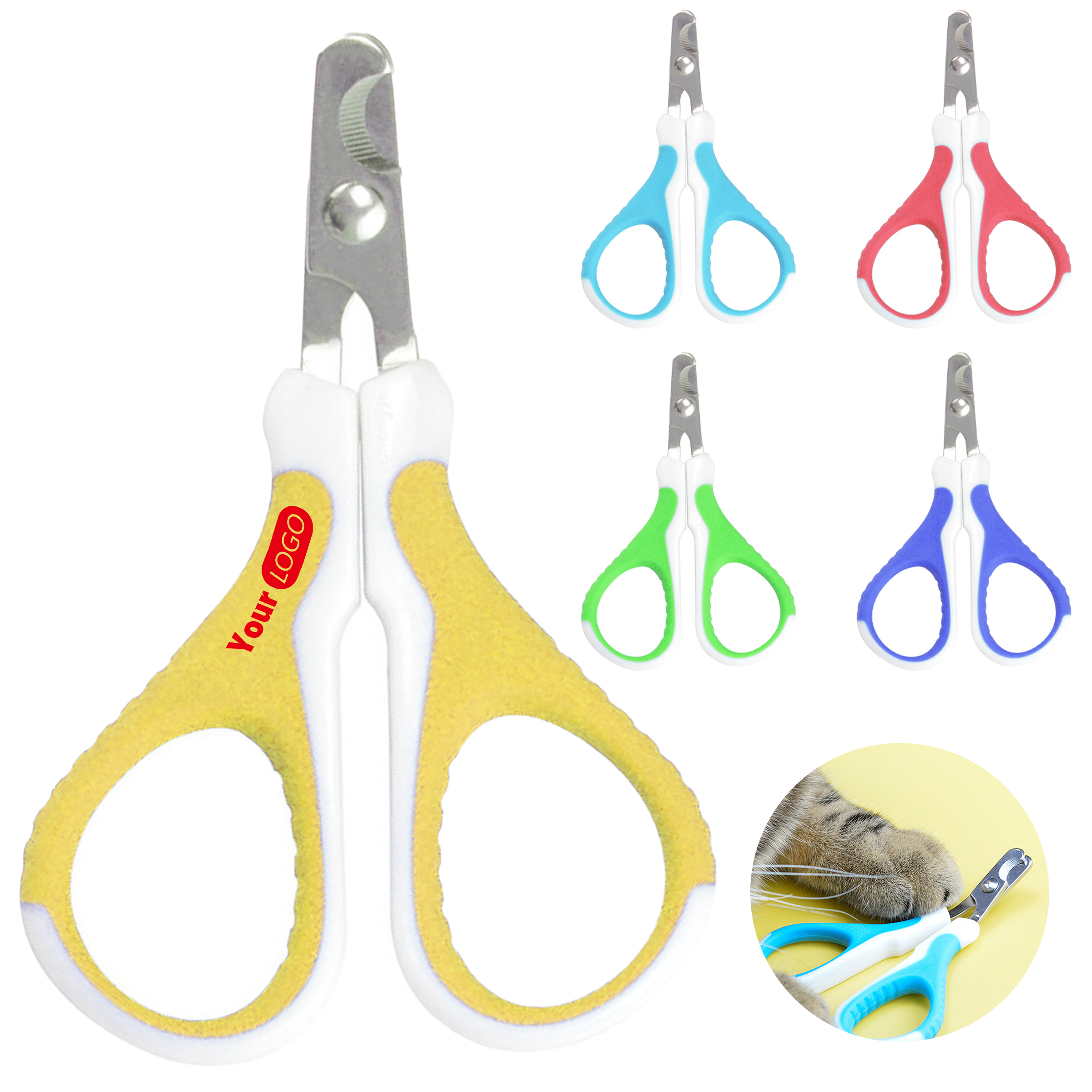 Plastic Colorful And Efficient Nail Clippers For Small Pets 5