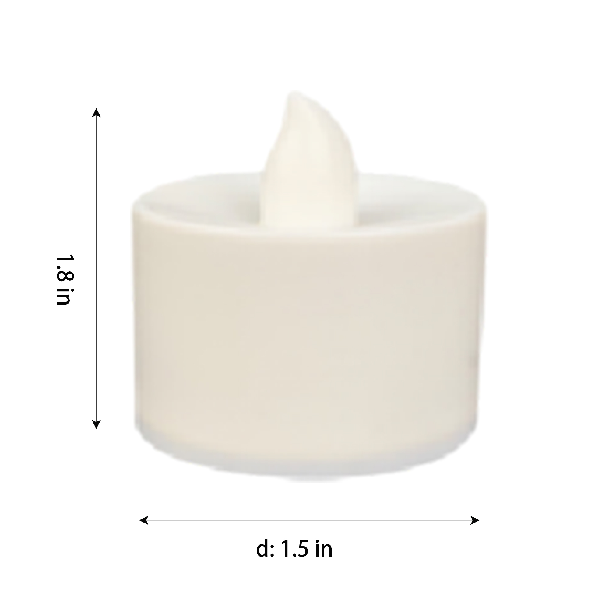 Customizable Flameless Electronic Candles With Batteries