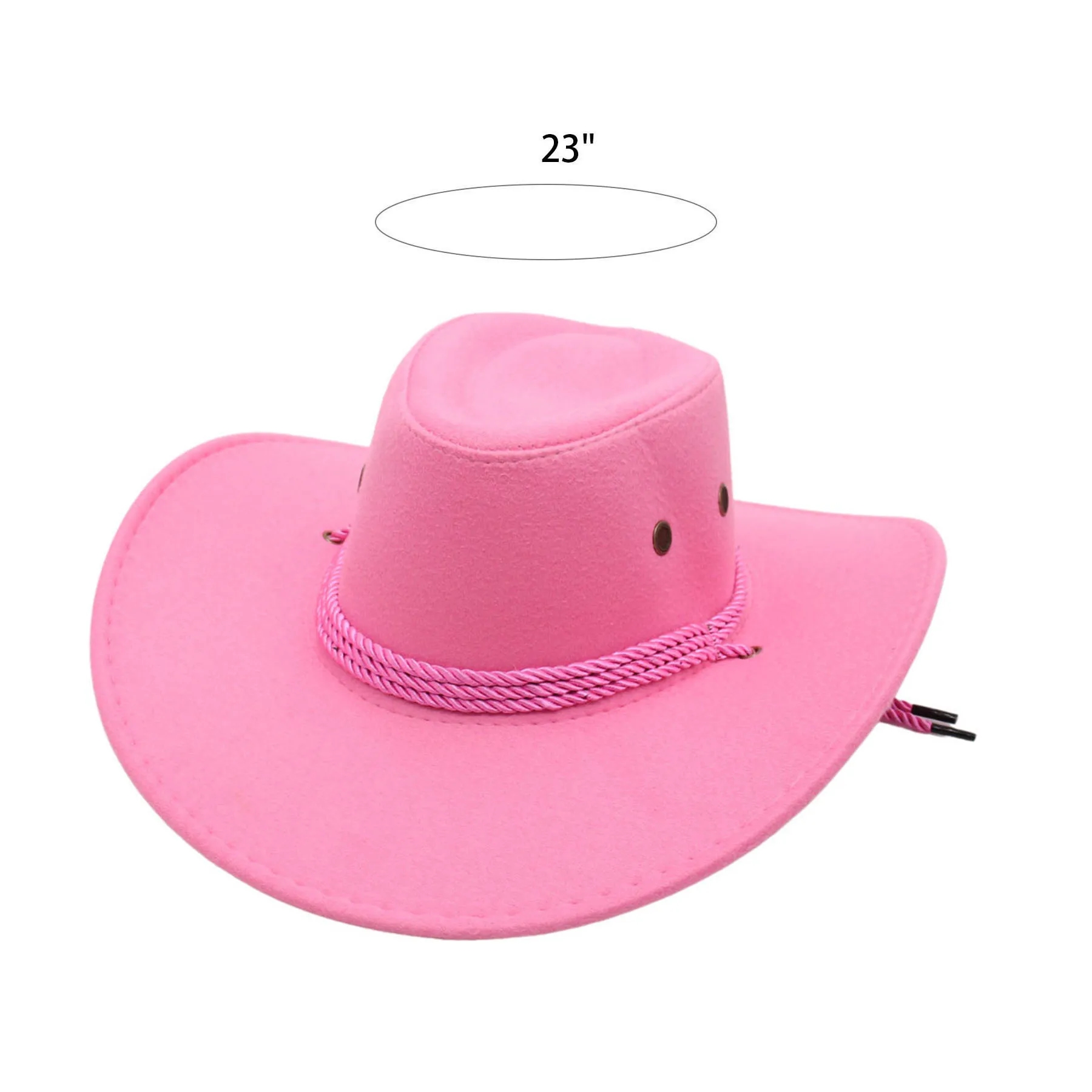 Faux Felt Cowboy Themed Party Hat 20