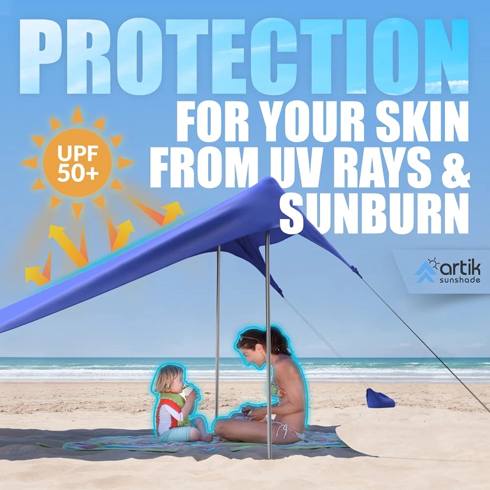 Pop Up Beach Tent Sun Shade for Camping Trips 1