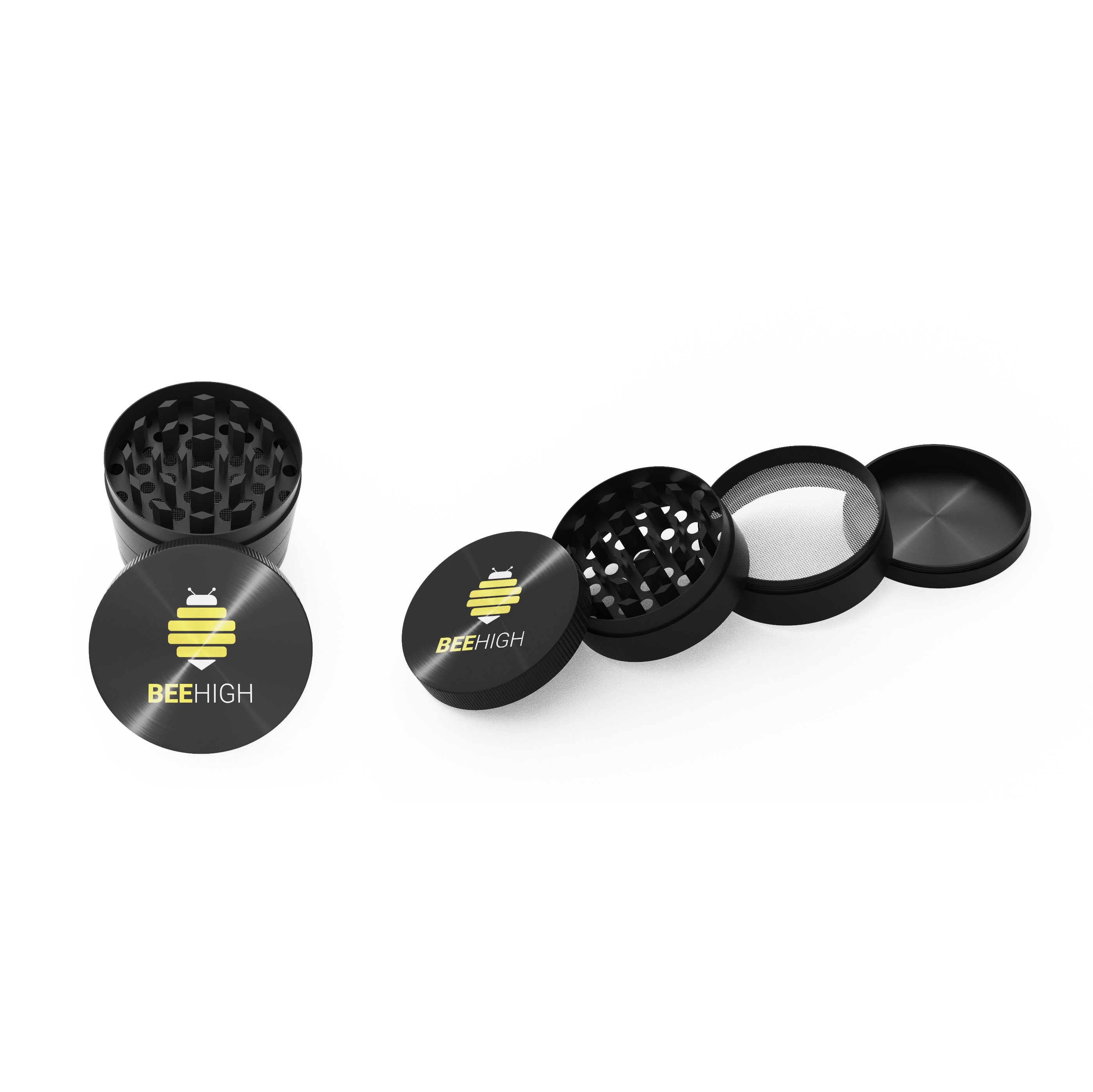50 mm Custom Metal 4 Piece Grinder 17
