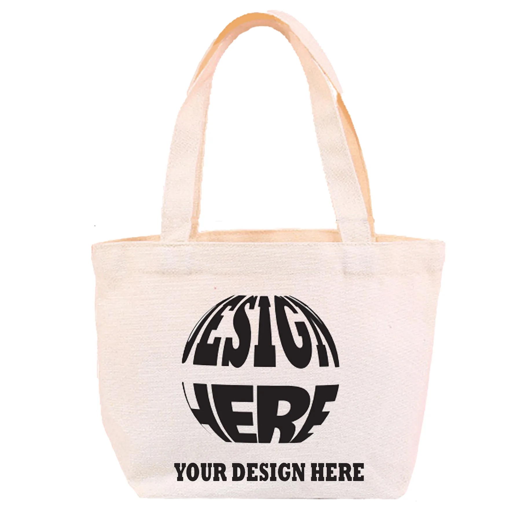 12 OZ Cotton Canvas Grocery Tote Bag 5