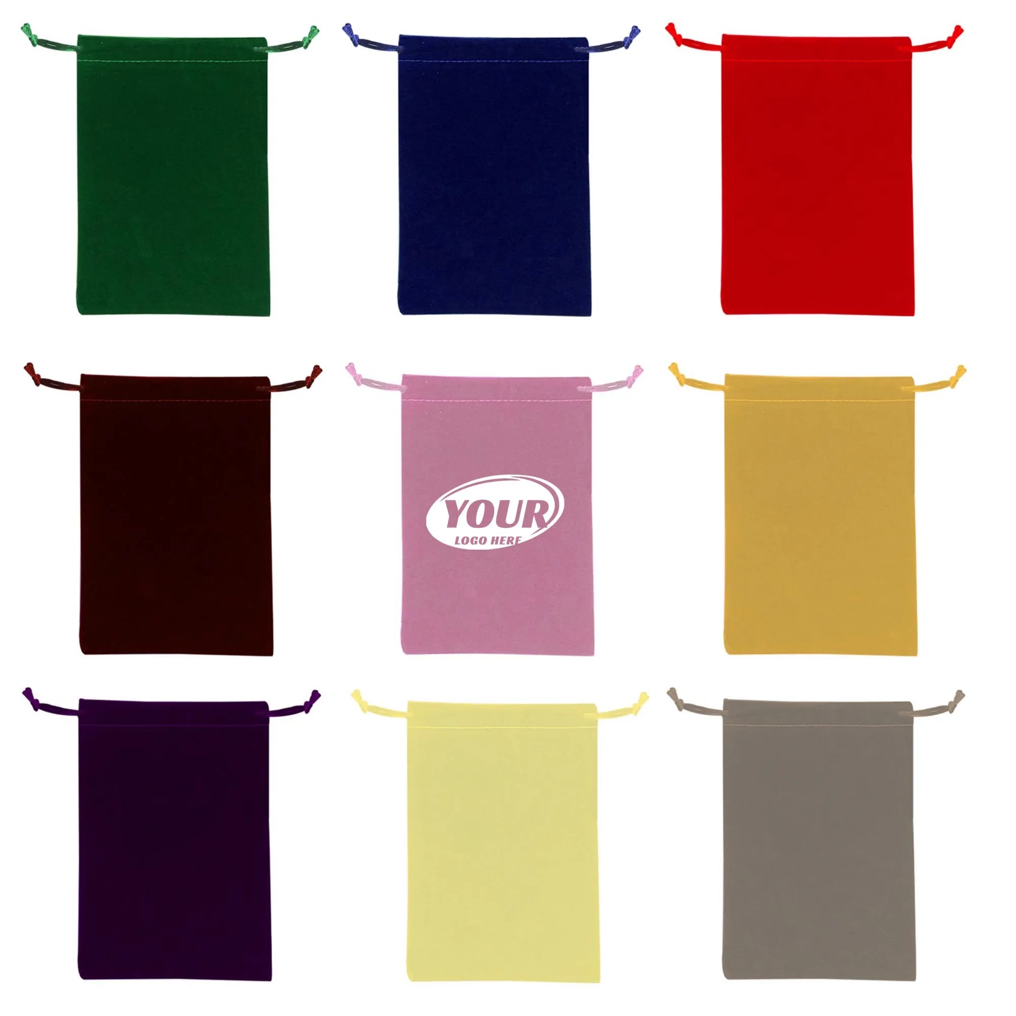 Drawstring Velvet Bag