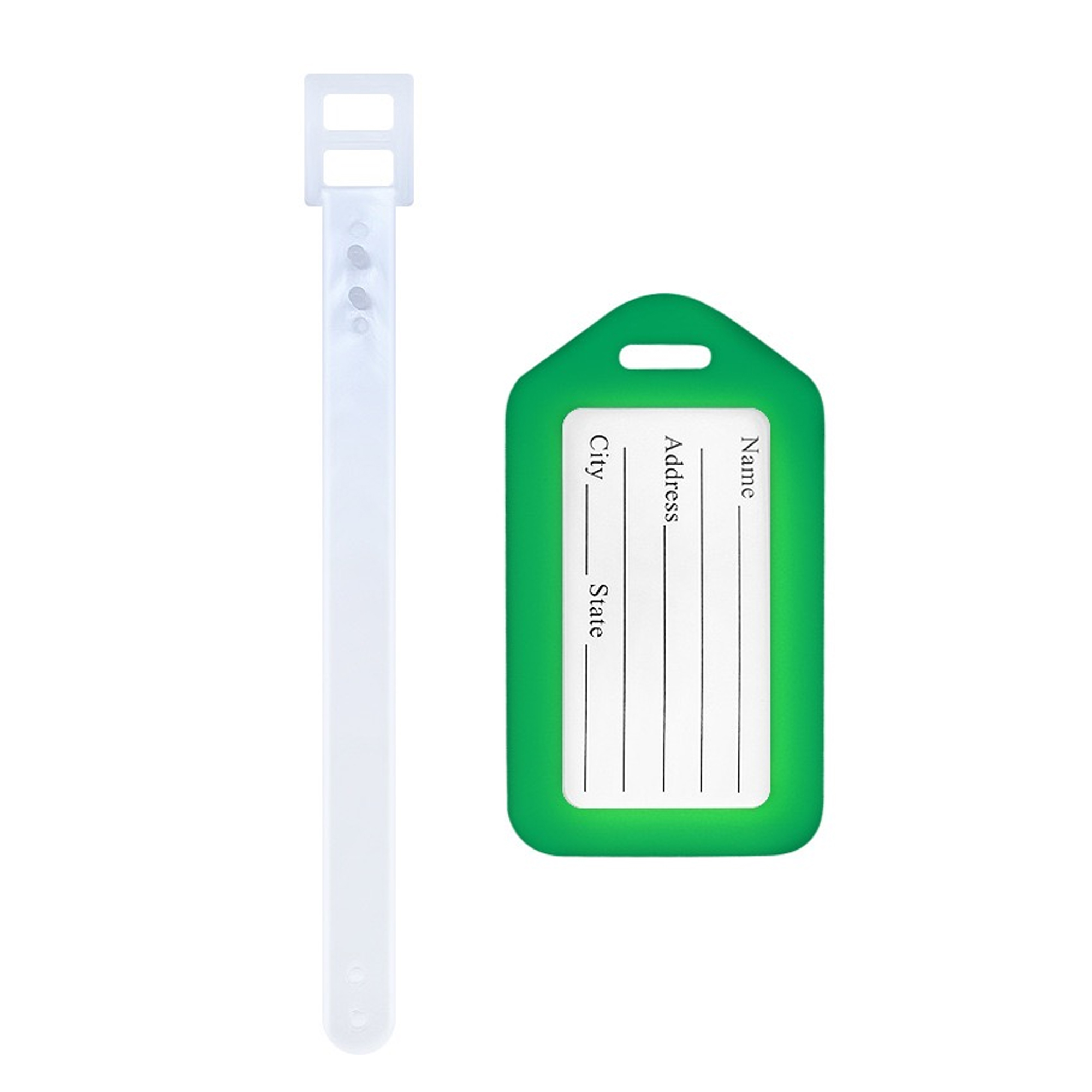 Plastic Luggage Tag with ID Card MOQ 20 5