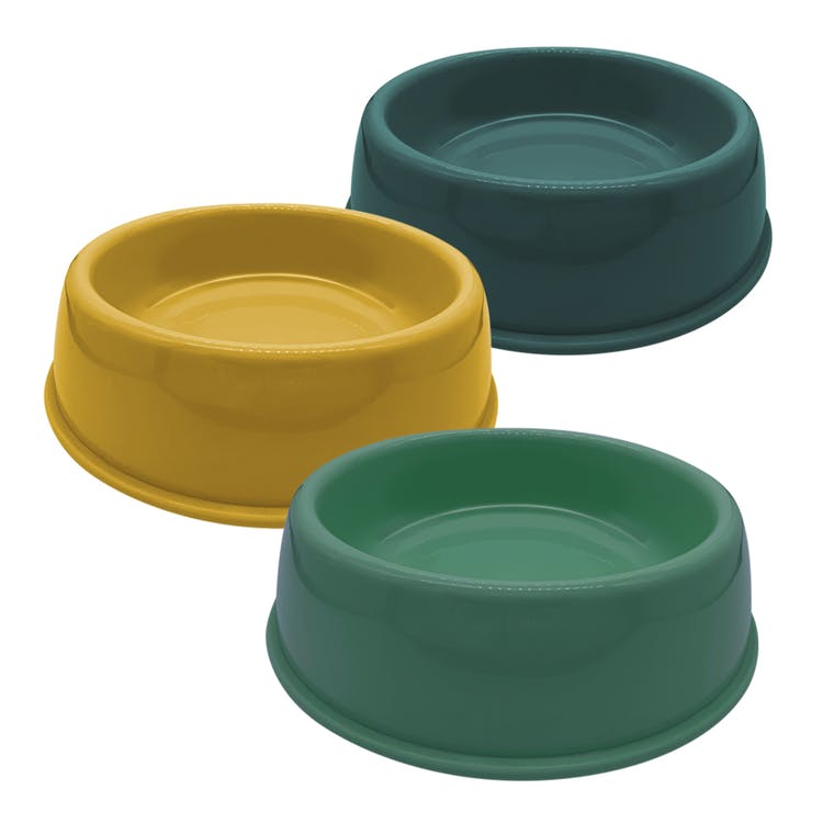 Pet Bowls - Assorted Medium 7.25" 3