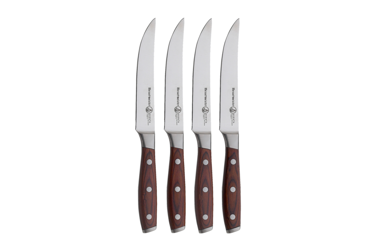 Messermeister Avanta Pakkawood 4-Piece Fine Edge Steak Knife Set 3