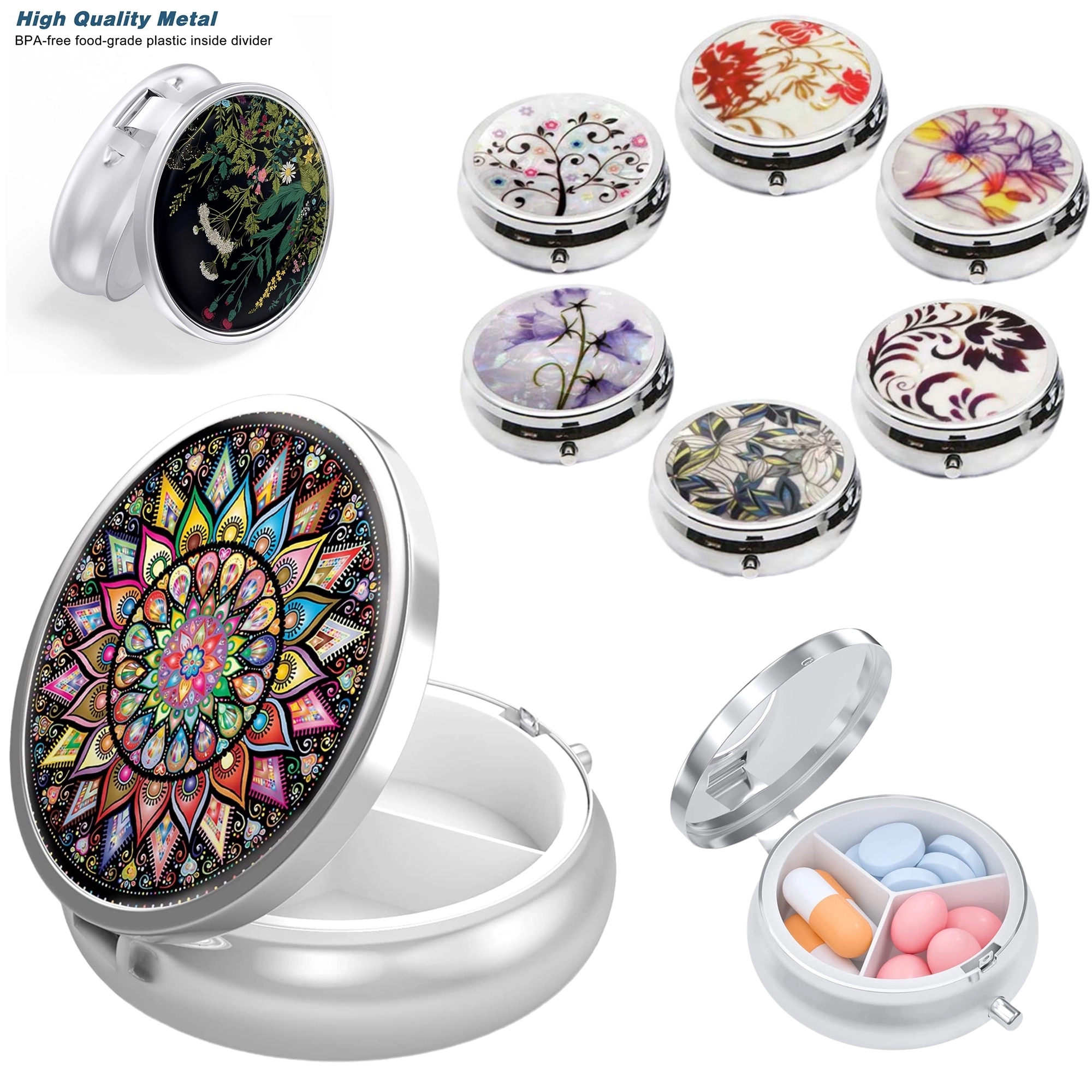 Metal Pill Box for Medicine 5