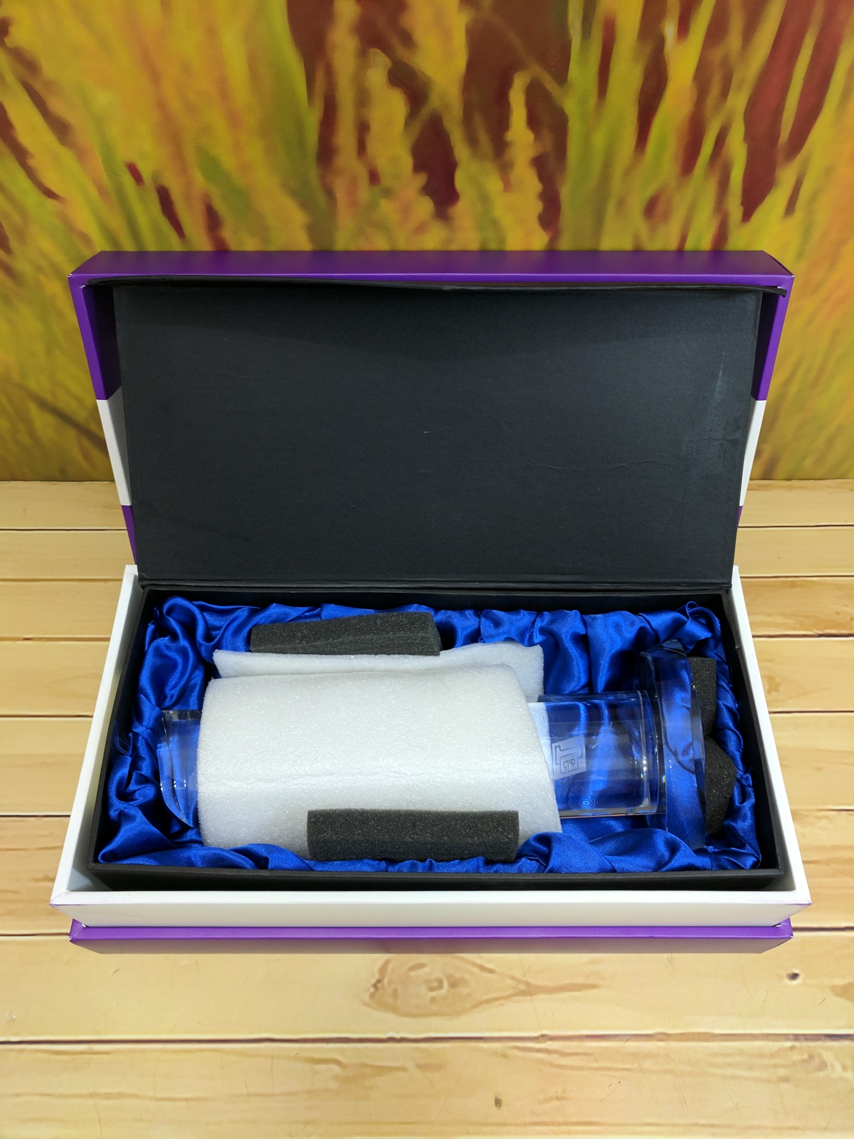 Custom Printed Full Color Hinged Soft Touch Luxury Gift Box - 13x3.5x3 23
