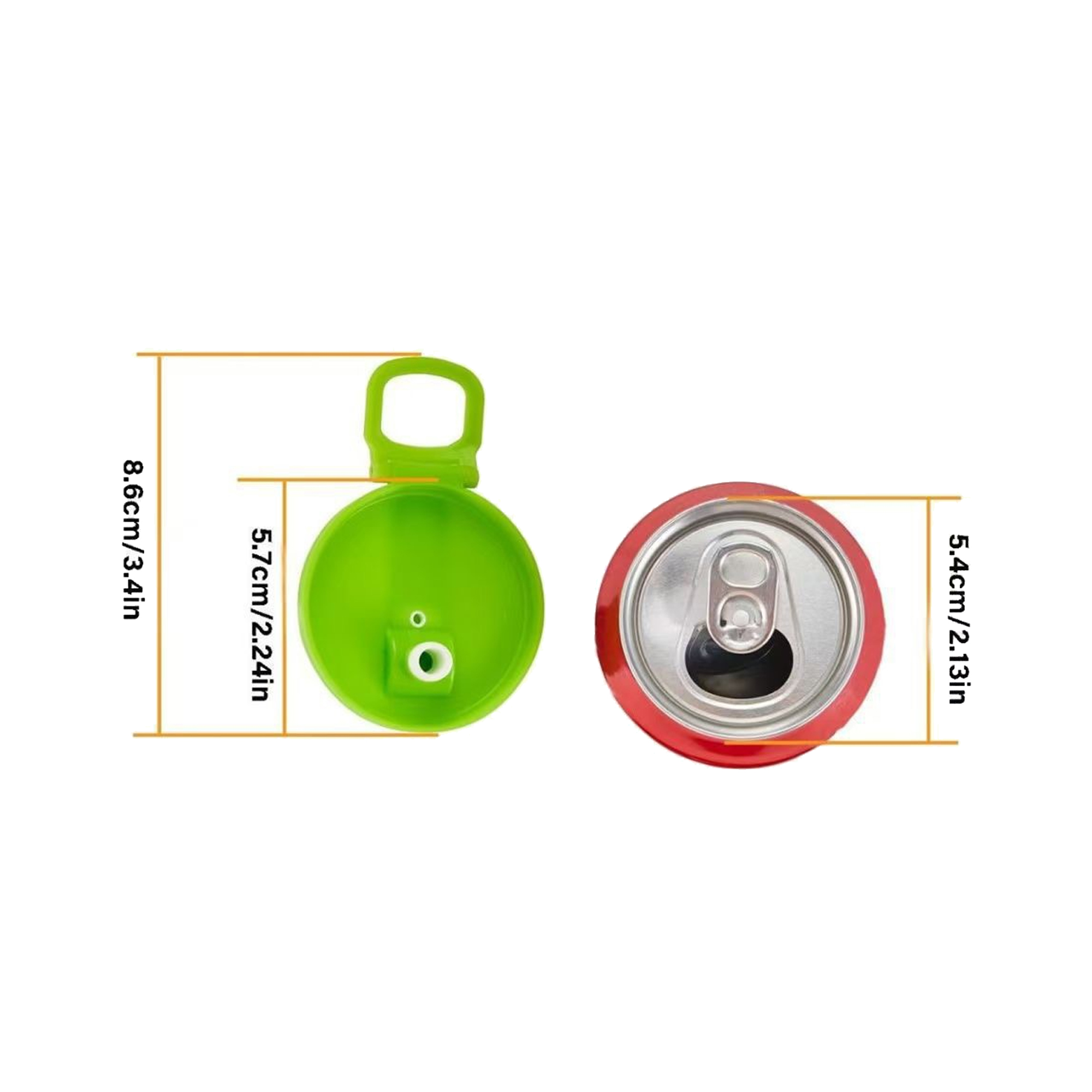 Soda Can Covers with Silicone straw 5