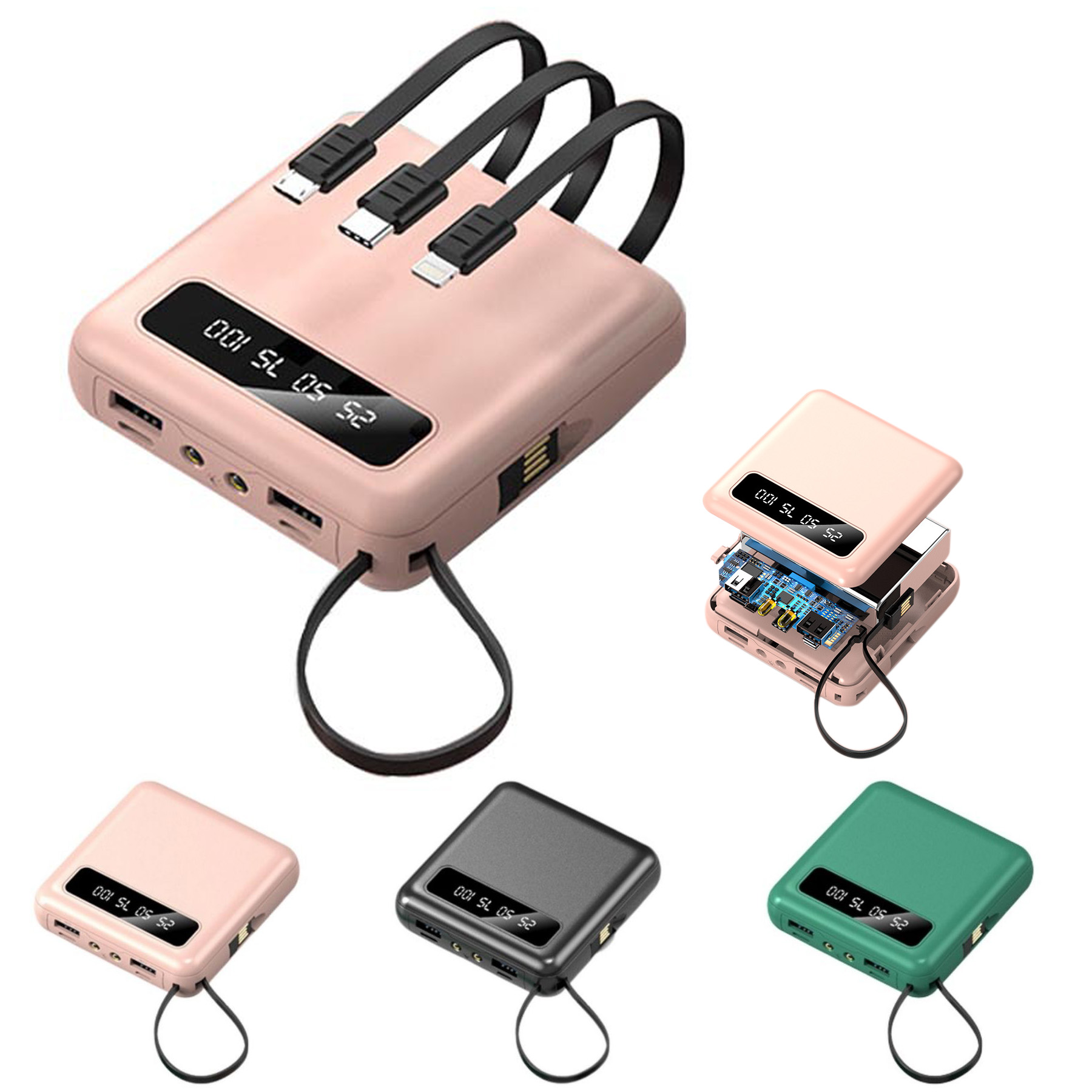 10,000 mAh Mini Mobile Power Bank