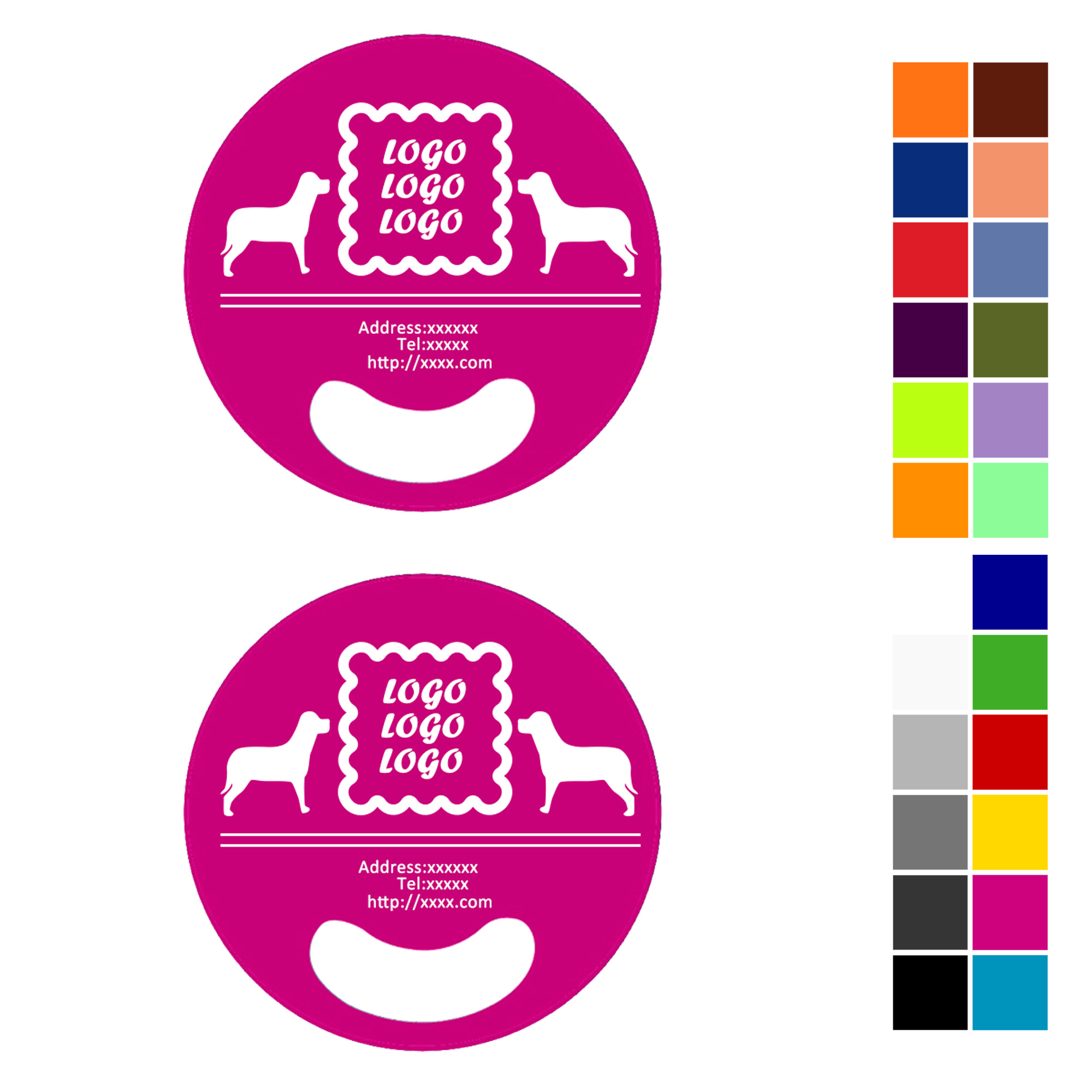 Durable Round Advertising Fan 3